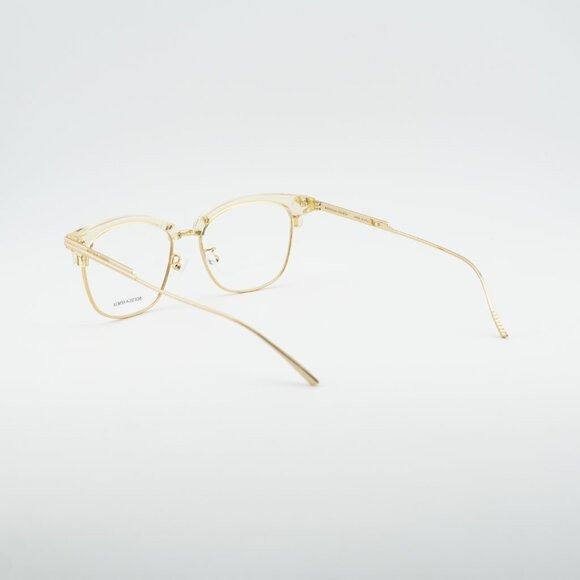 Bottega Veneta Bottega Veneta BV1011OA 004 Eyeglasses Gold 53mm Square Size ONE SIZE - 4 Thumbnail