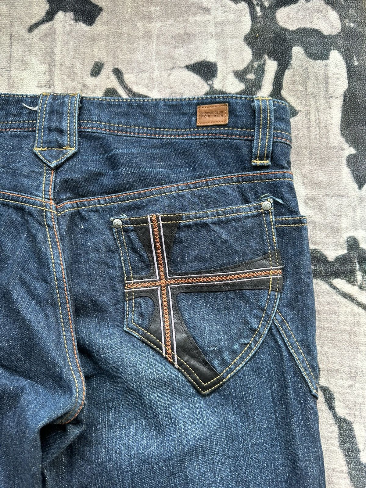 Japanese Brand Y2K NCFM indigo denim Size US 35 - 8 Thumbnail