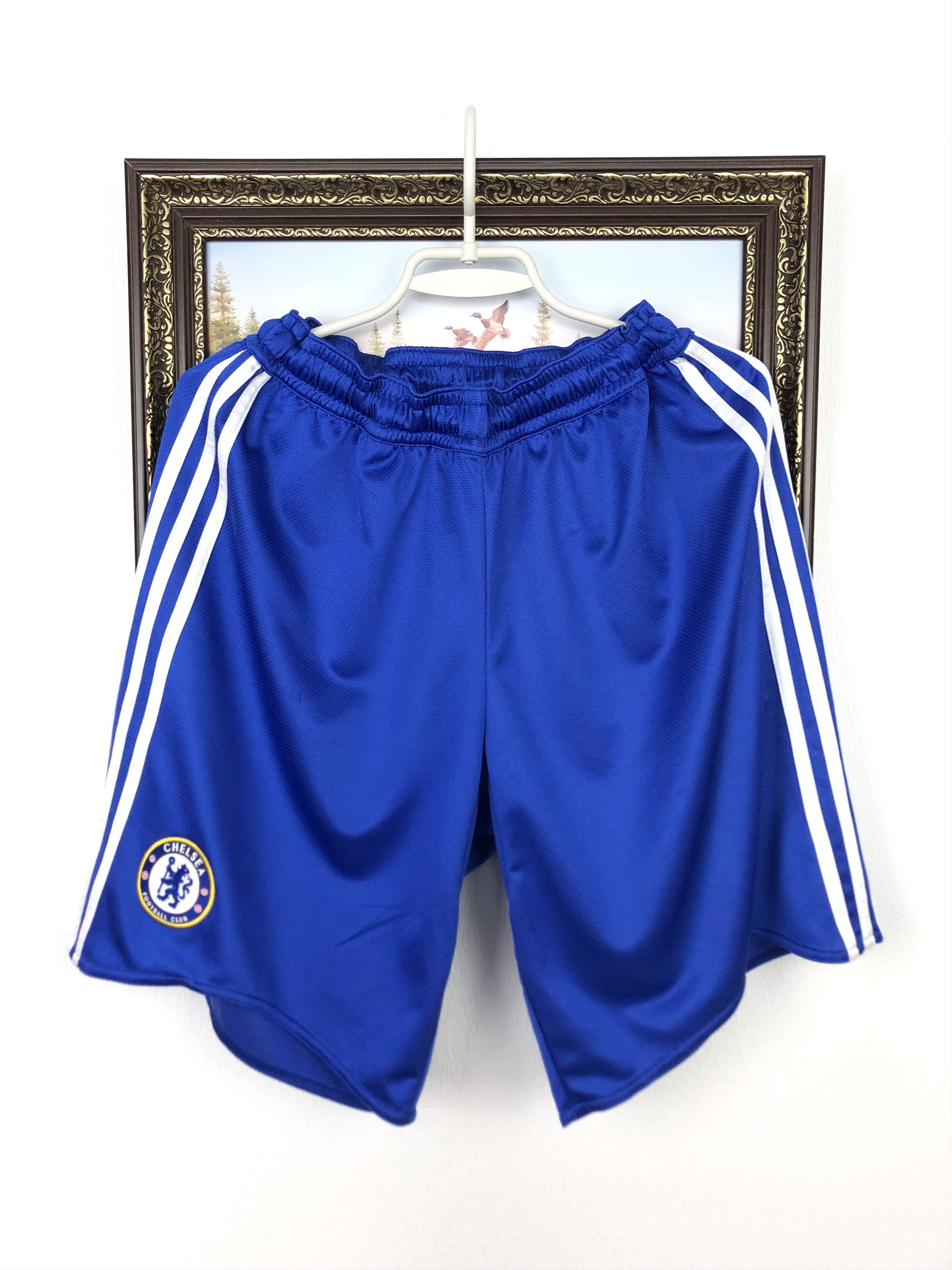 Adidas Vintage Adidas Chelsea Football Shorts Soccer Track L Size US 34 / EU 50 - 1 Thumbnail