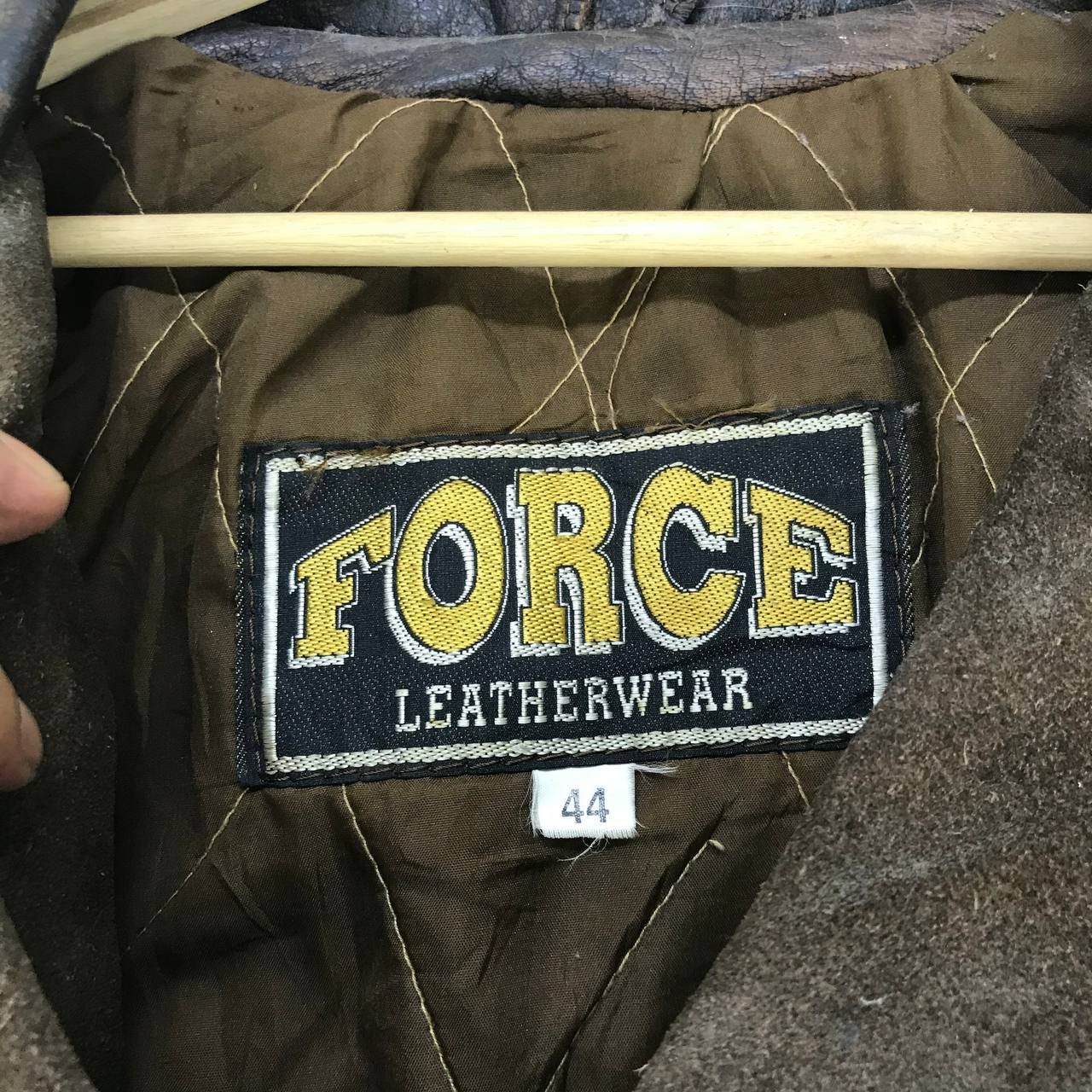 Cowboy Equipment × Vintage Rare🔥Force Leatherwear Cowboys Double Collar Leather Jacket Size US M / EU 48-50 / 2 - 16 Thumbnail