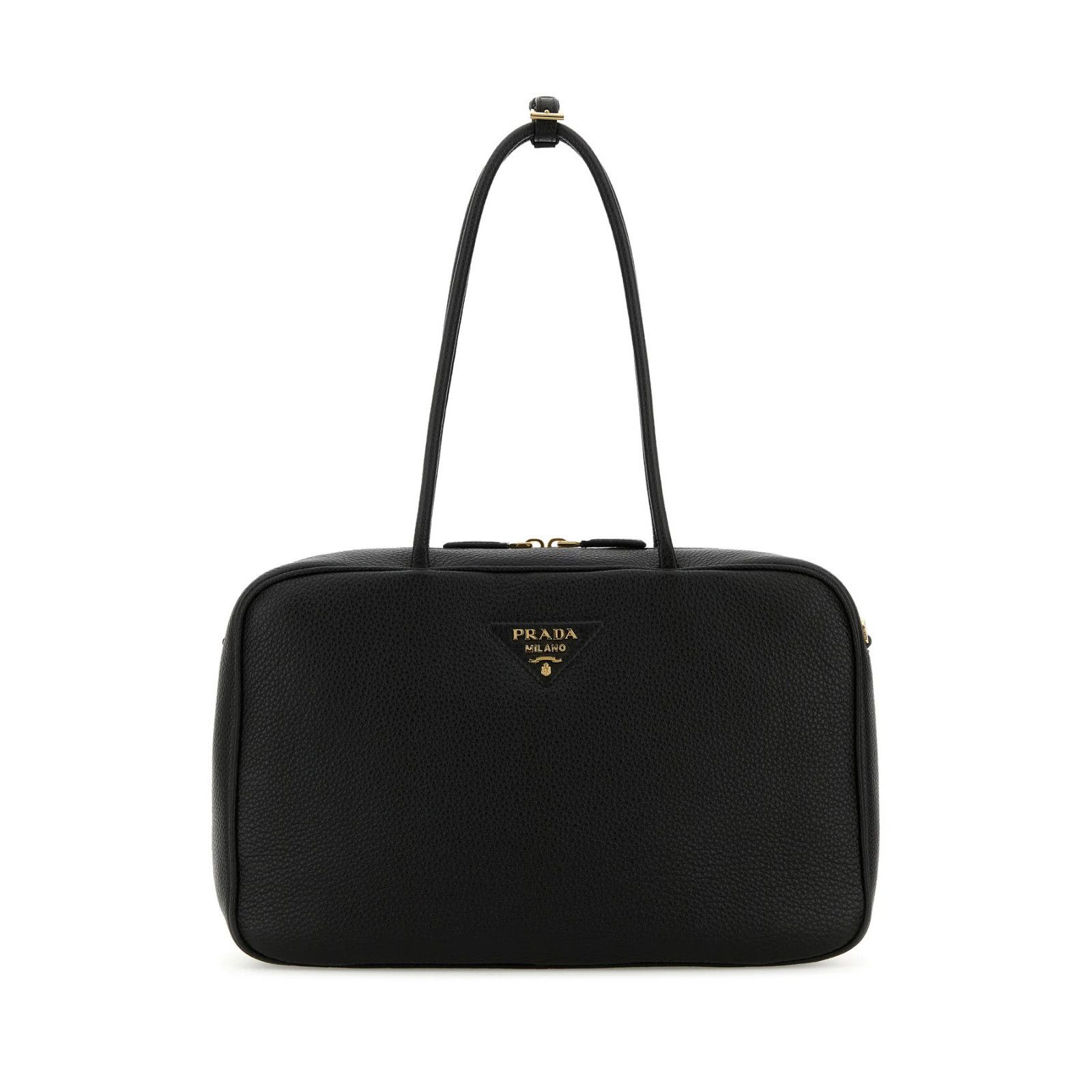 Prada PRADA Medium Black Leather Shoulder Bag New & Authentic Size ONE SIZE - 1 Thumbnail
