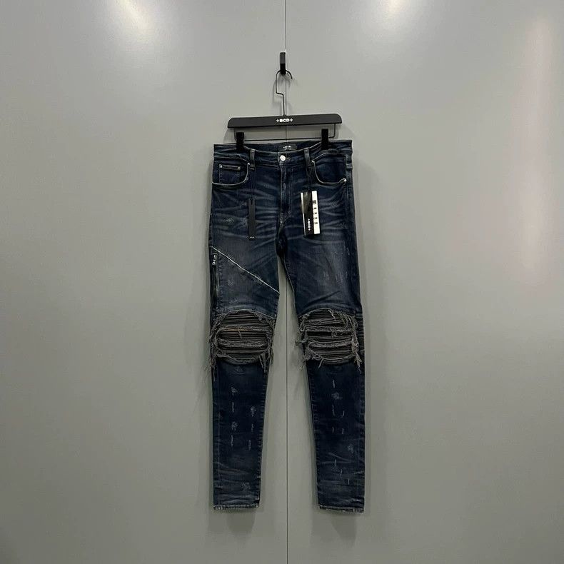 Amiri Amiri Vintage blue destructive jeans 2502-Nextarrow Size US 33 - 1 Thumbnail