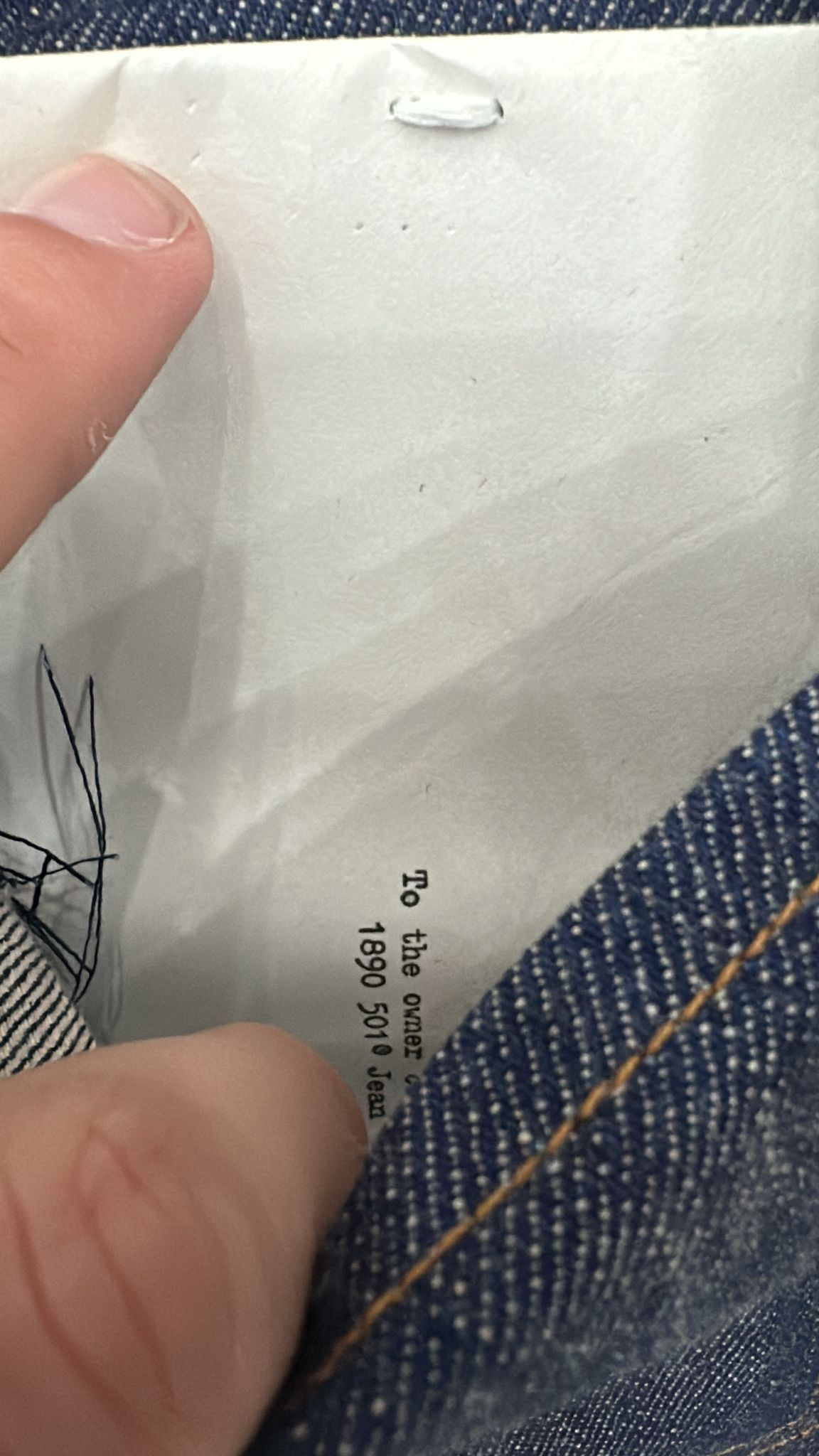 Levi's Vintage Clothing LVC Levi's Vintage Clothing 1890 501XX BigE Selvedge Jeans Size US 30 / EU 46 - 4 Thumbnail