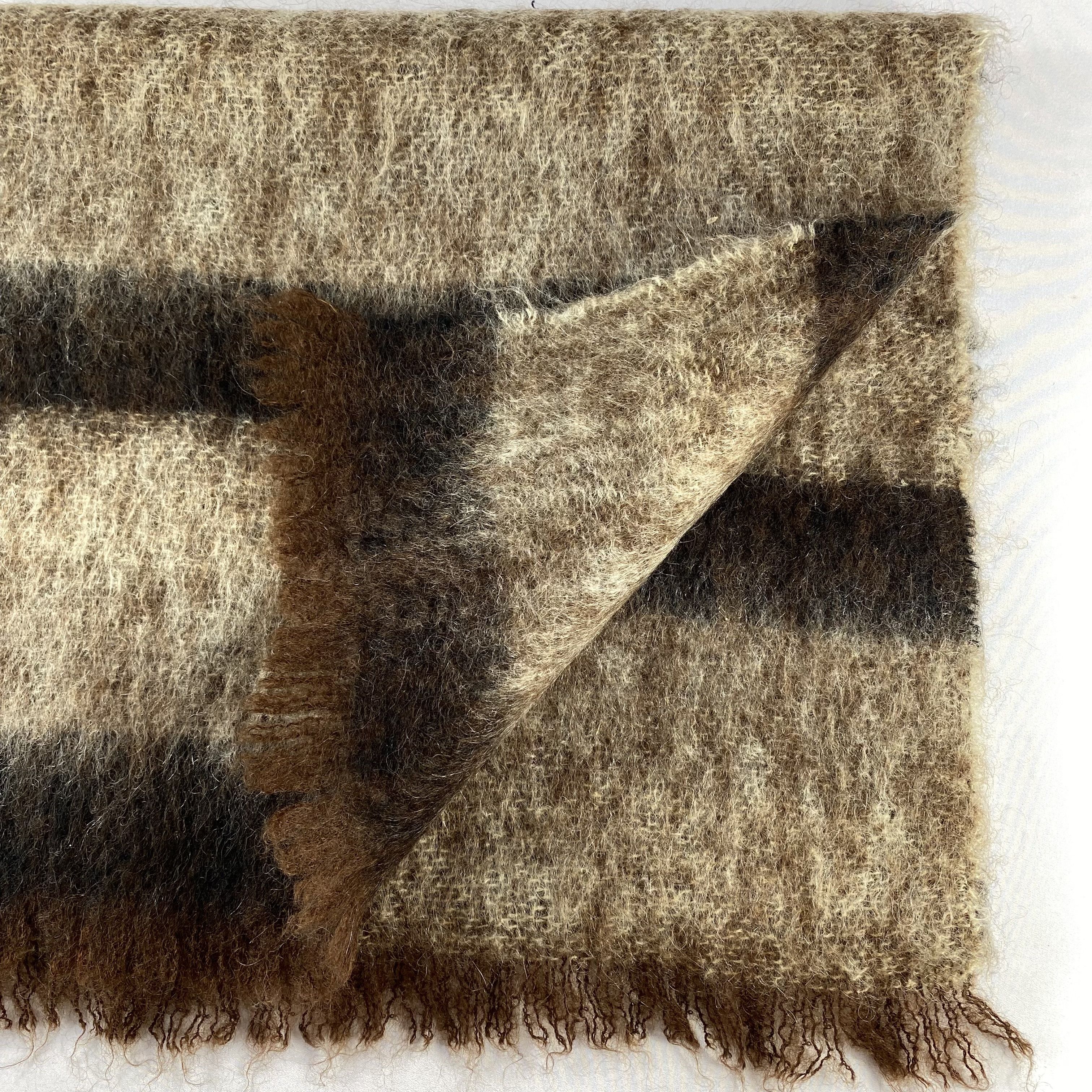 Other Vintage Mohair Stripe Scarf Neck Wrap Muffler Size ONE SIZE - 3 Thumbnail