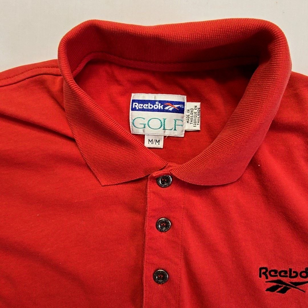 Reebok Vintage Reebok Golf Polo Red Embroidered Mens Medium Shirt Size US M / EU 48-50 / 2 - 5 Thumbnail
