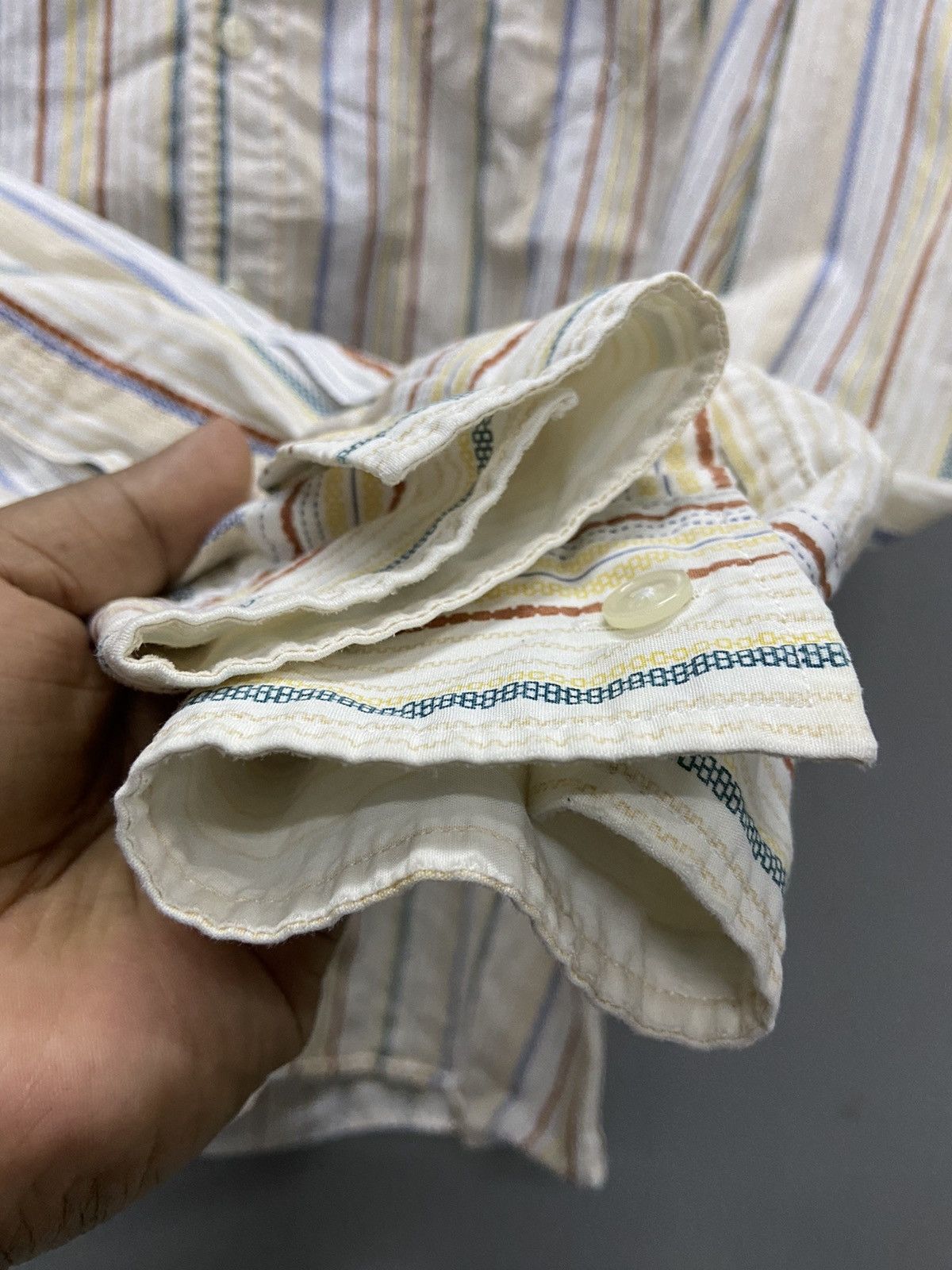PPFM PPFM STRIPED BUTTON UP SHIRT Size US M / EU 48-50 / 2 - 5 Thumbnail