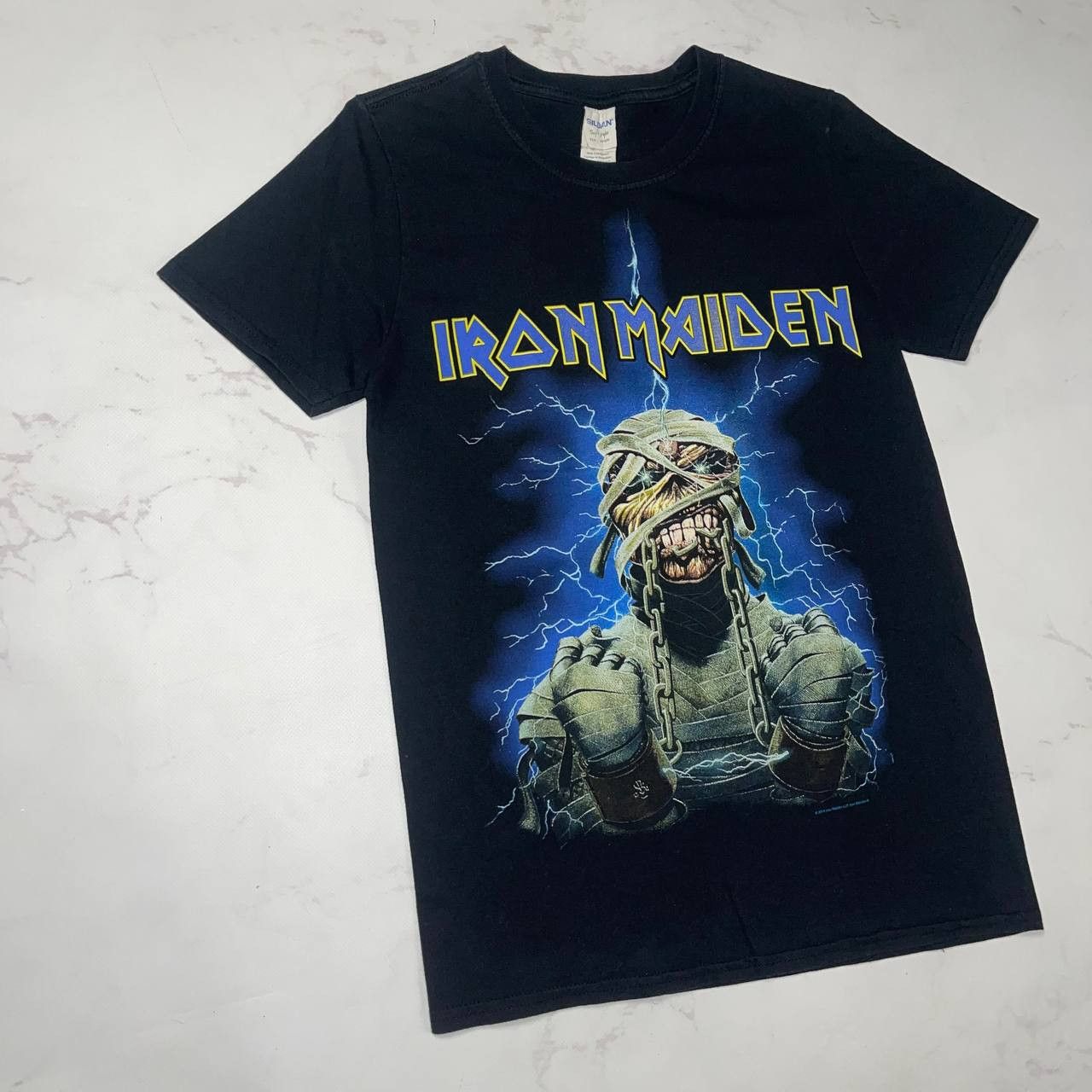 Vintage vintage x band tee Cotton Iron Maiden T Shirt Gildan Sz S Size US S / EU 44-46 / 1 - 3 Thumbnail
