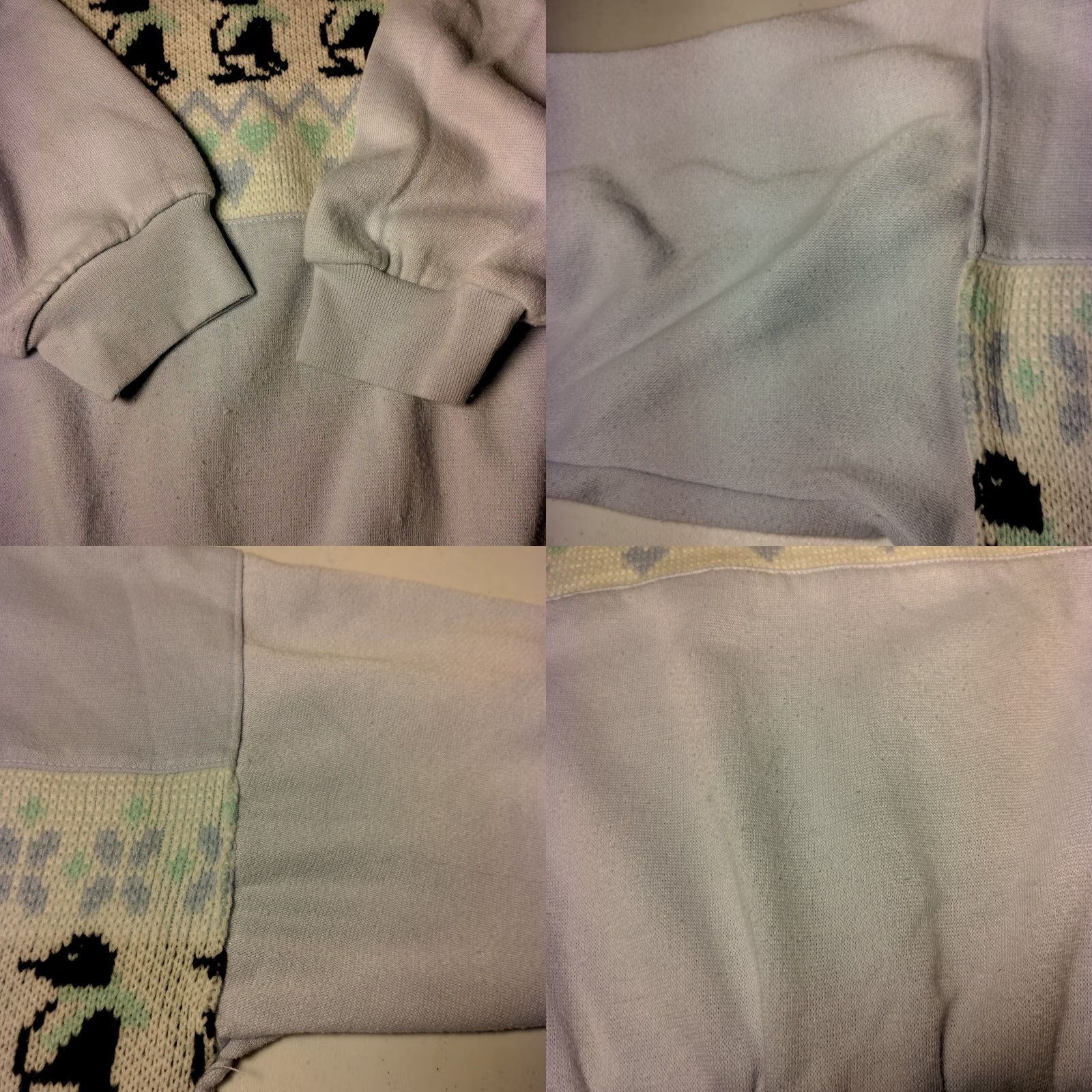 CO The Classics by Eileen & Co. Penguin Sweatshirt Small Blue Collared Vintage Women Size S / US 4 / IT 40 - 10 Thumbnail