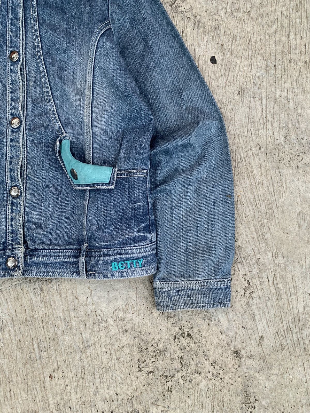 Vintage Vintage Betty Boop Bikers Denim Jacket Size M / US 6-8 / IT 42-44 - 3 Thumbnail