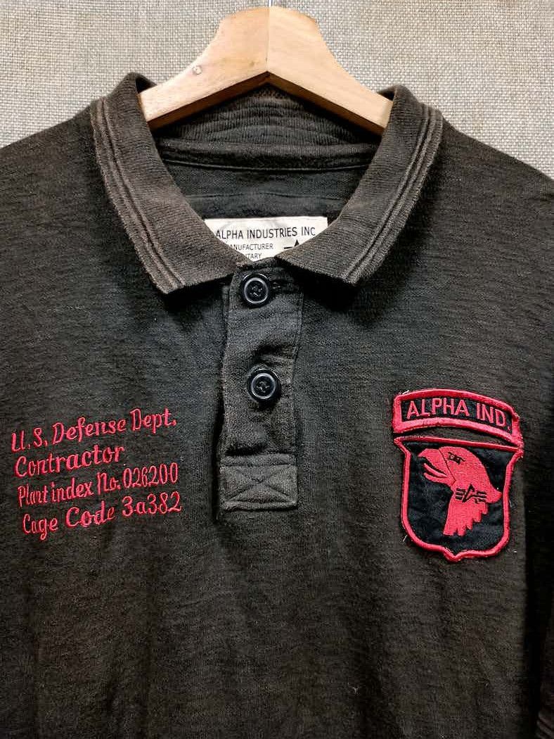 Alpha Industries × Avirex vintage polo shirt alpha industries/avirex millitary Size US L / EU 52-54 / 3 - 2 Thumbnail