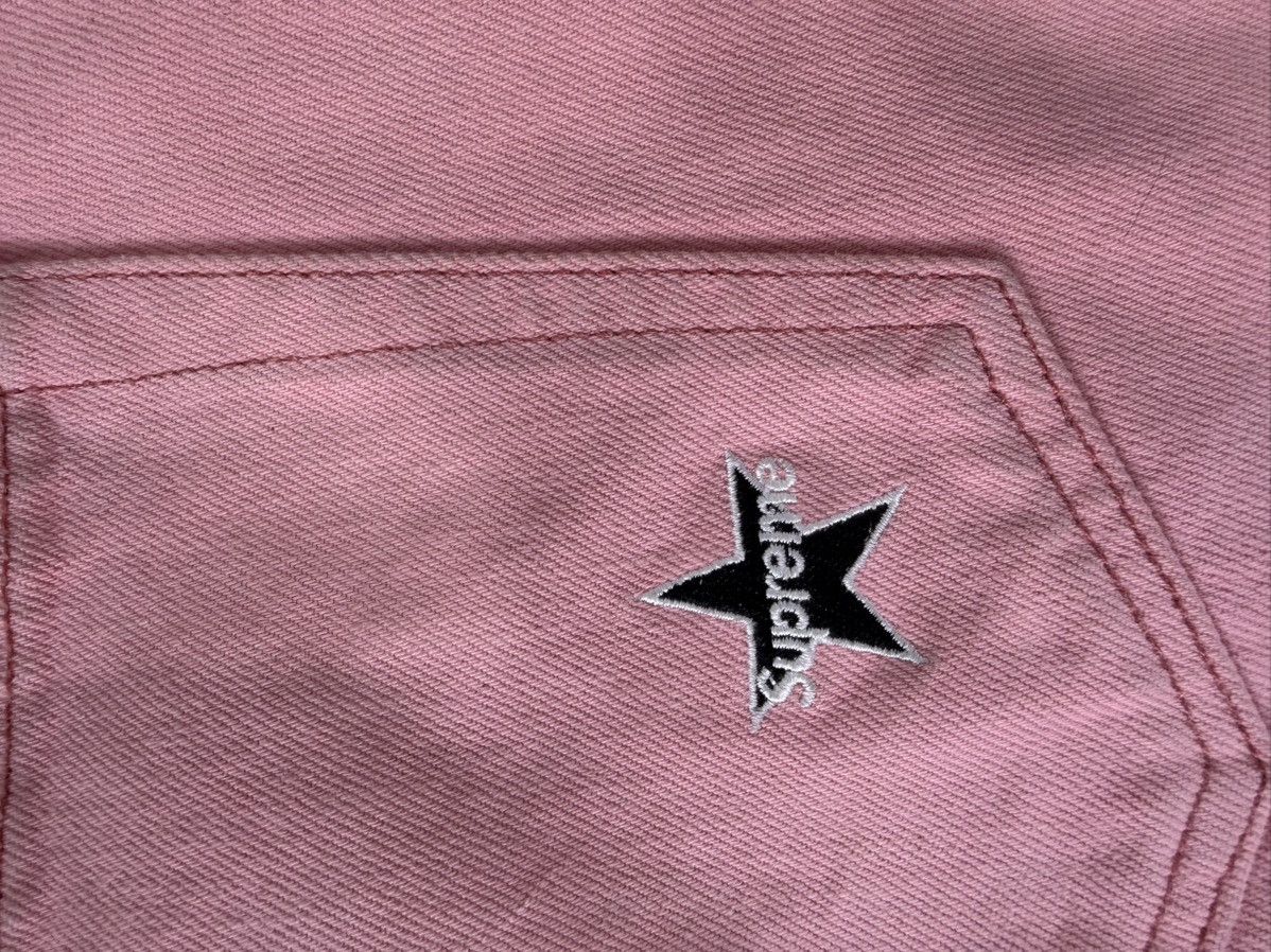 Supreme Supreme Pink Star Logo Denim Jeans Size 32 Made in USA Size US 32 / EU 48 - 9 Thumbnail
