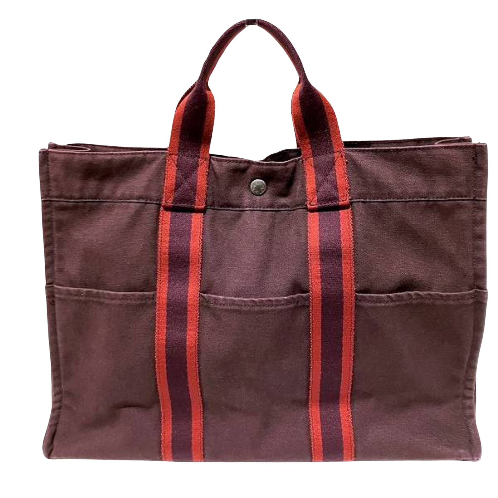 image of Hermes Fool Toe Tote in Brown, Women's