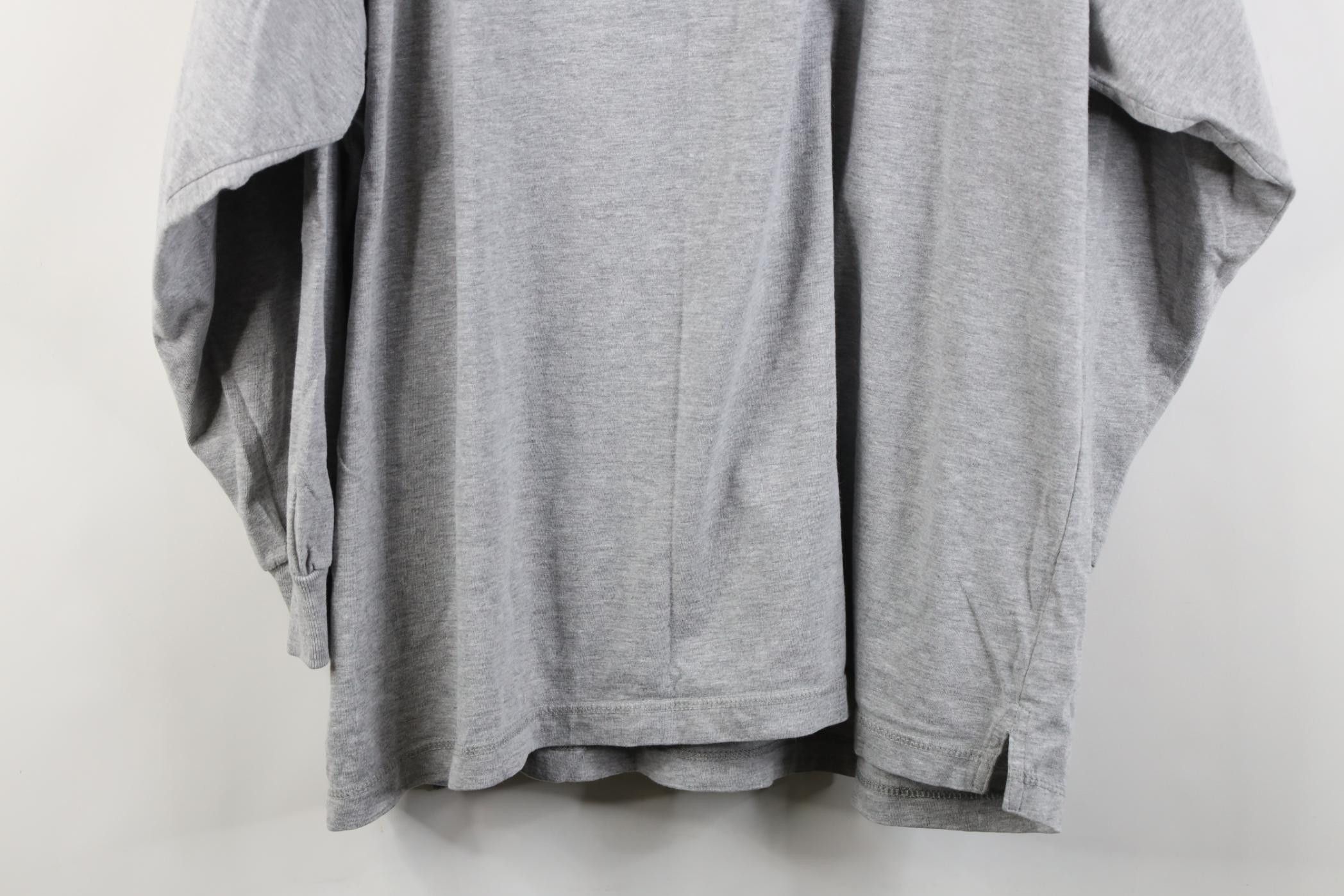 Vintage Vintage 90s Streetwear Heavyweight Long Sleeve T-Shirt Size US XXL / EU 58 / 5 - 11 Thumbnail