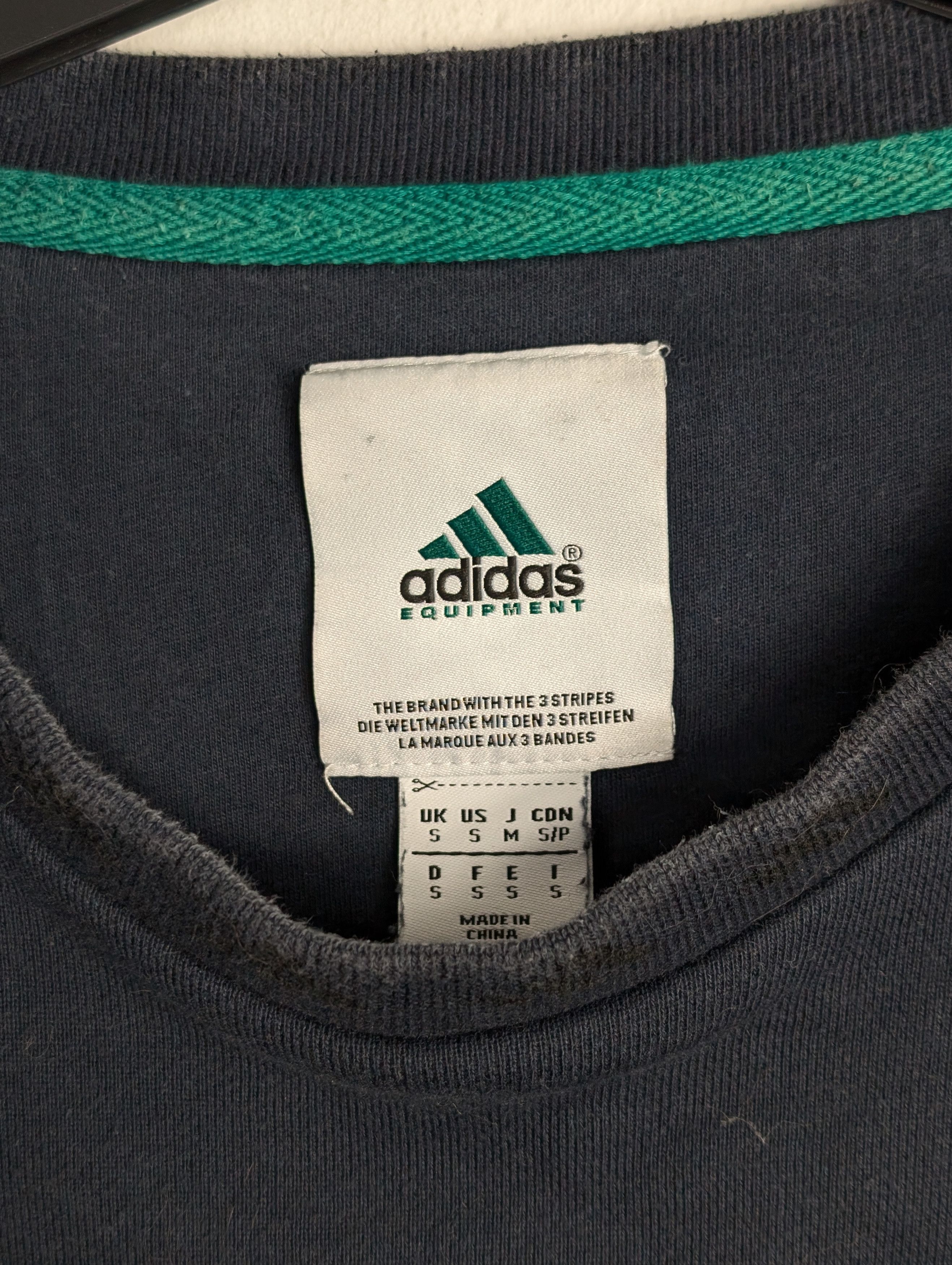 Adidas × Equipment Adidas Eqt Equipment Navy Sweatshirt Size US S / EU 44-46 / 1 - 3 Thumbnail