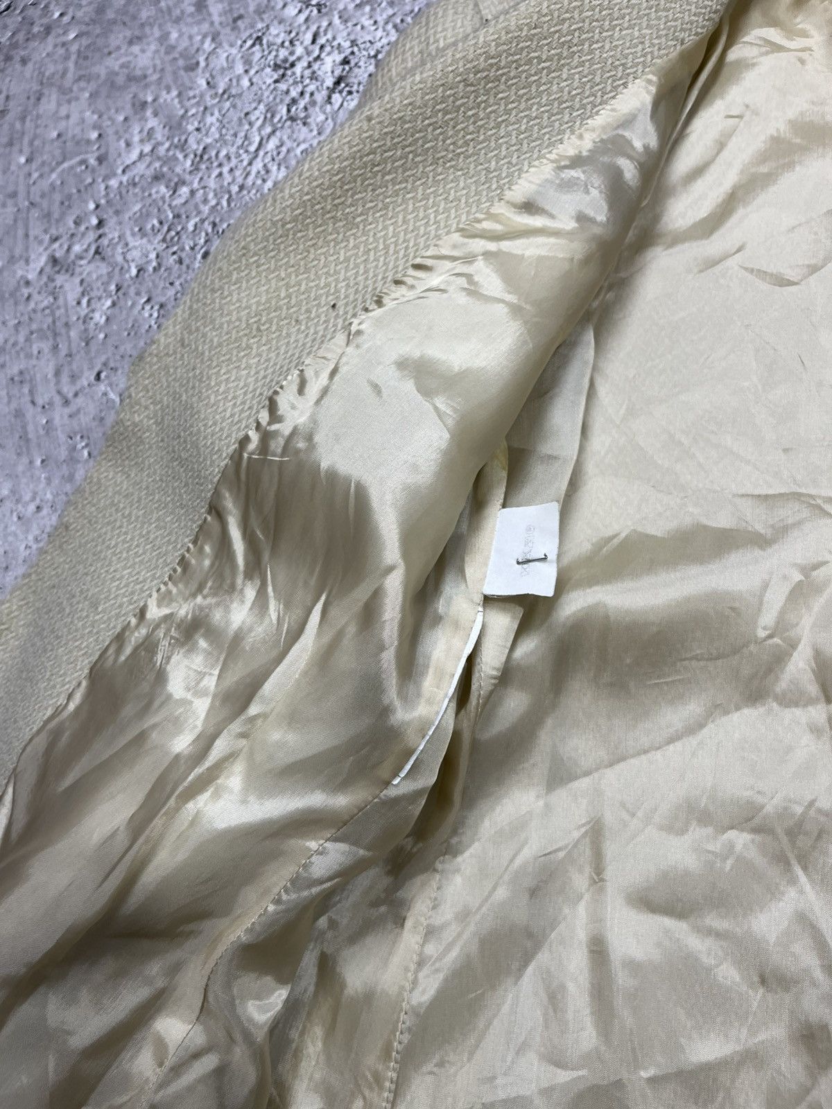 Giorgio Armani Giorgio Armani Textured Beige Blazer Womens IT 42 Size M / US 6-8 / IT 42-44 - 8 Thumbnail