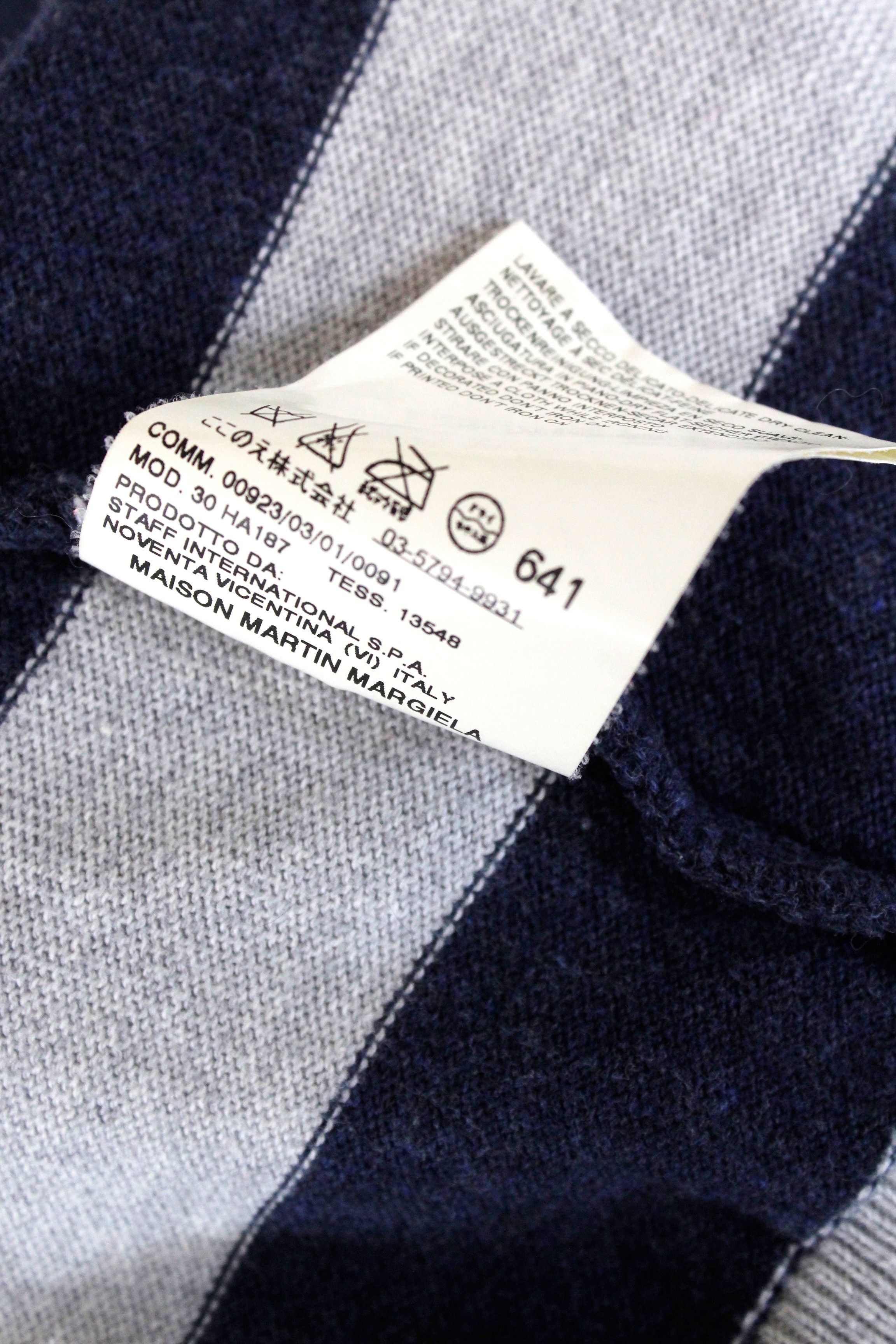 Maison Margiela Archive Maison Margiela Line (10) Wide Striped Cardigan Size US M / EU 48-50 / 2 - 10 Thumbnail