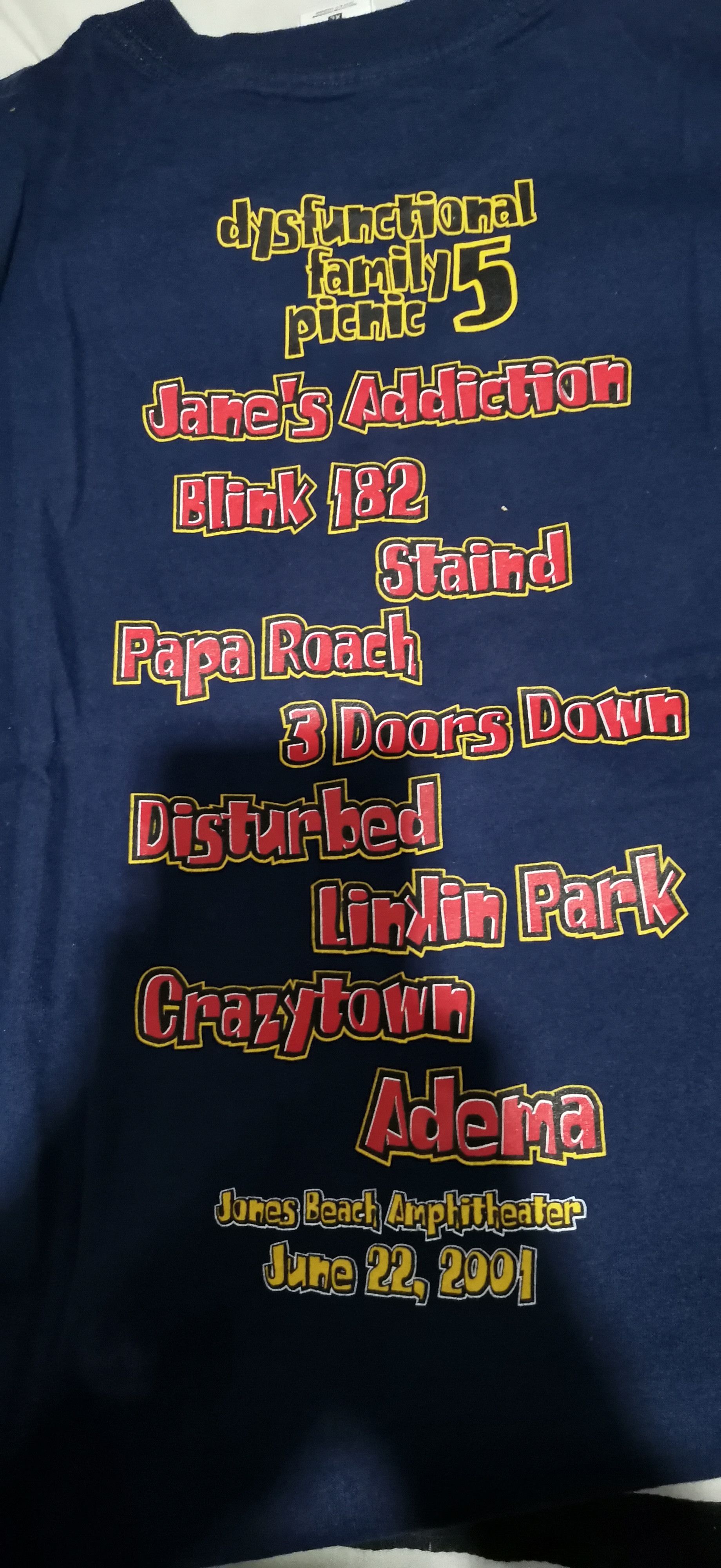 Vintage Vintage DFP5 dysfunction family picnic 5 2001's Size US XL / EU 56 / 4 - 5 Thumbnail