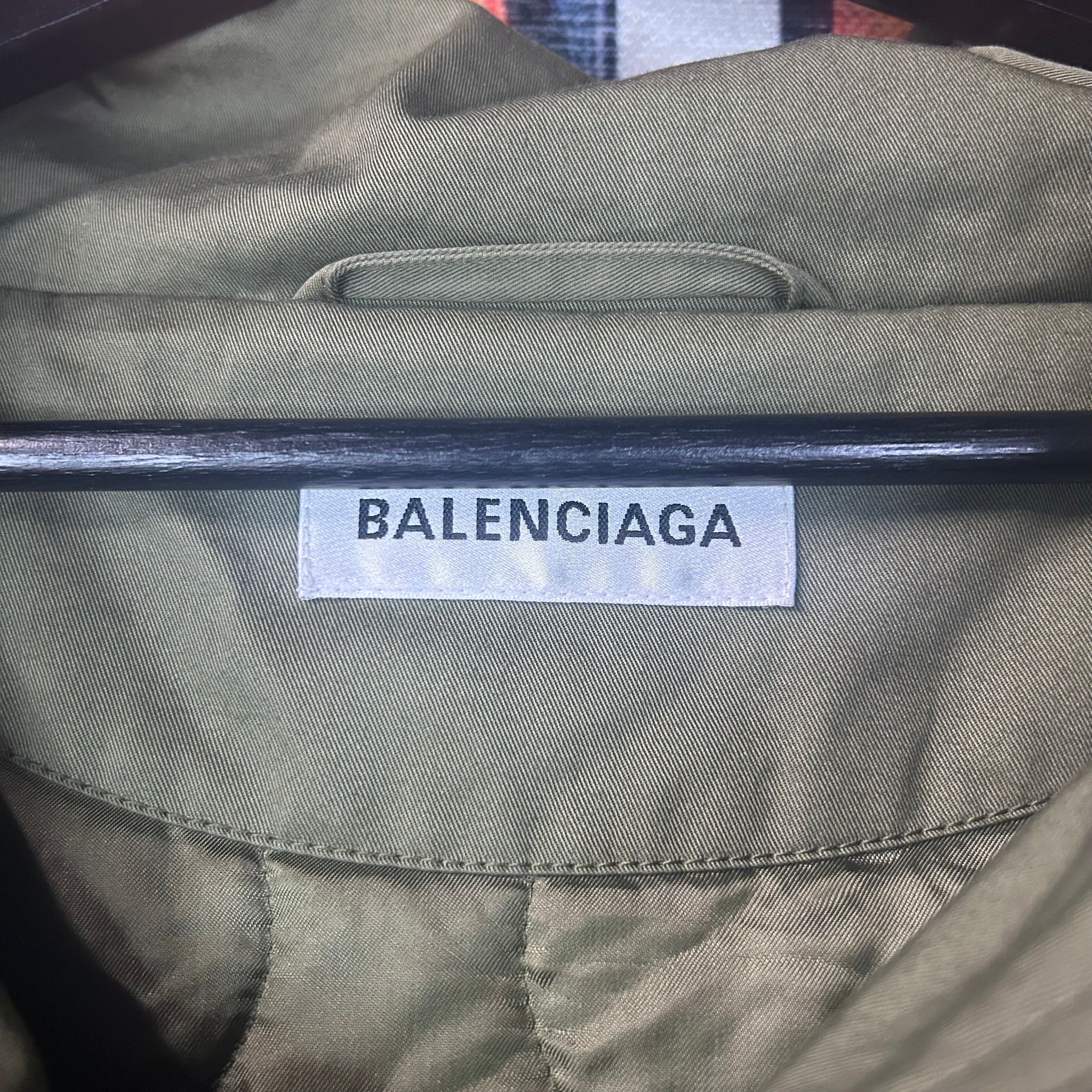 Balenciaga Balenciaga Oversized Hooded Swing Parka Size Medium / 36 Size US M / EU 48-50 / 2 - 3 Thumbnail