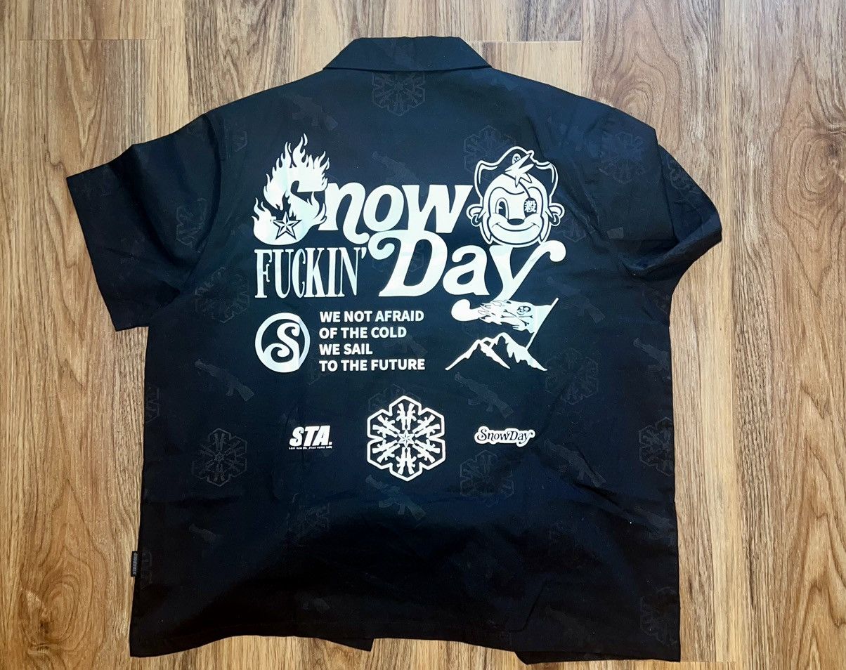 Designer × Japanese Brand SNOWDAY X STA button up Shirt large Size US L / EU 52-54 / 3 - 2 Thumbnail
