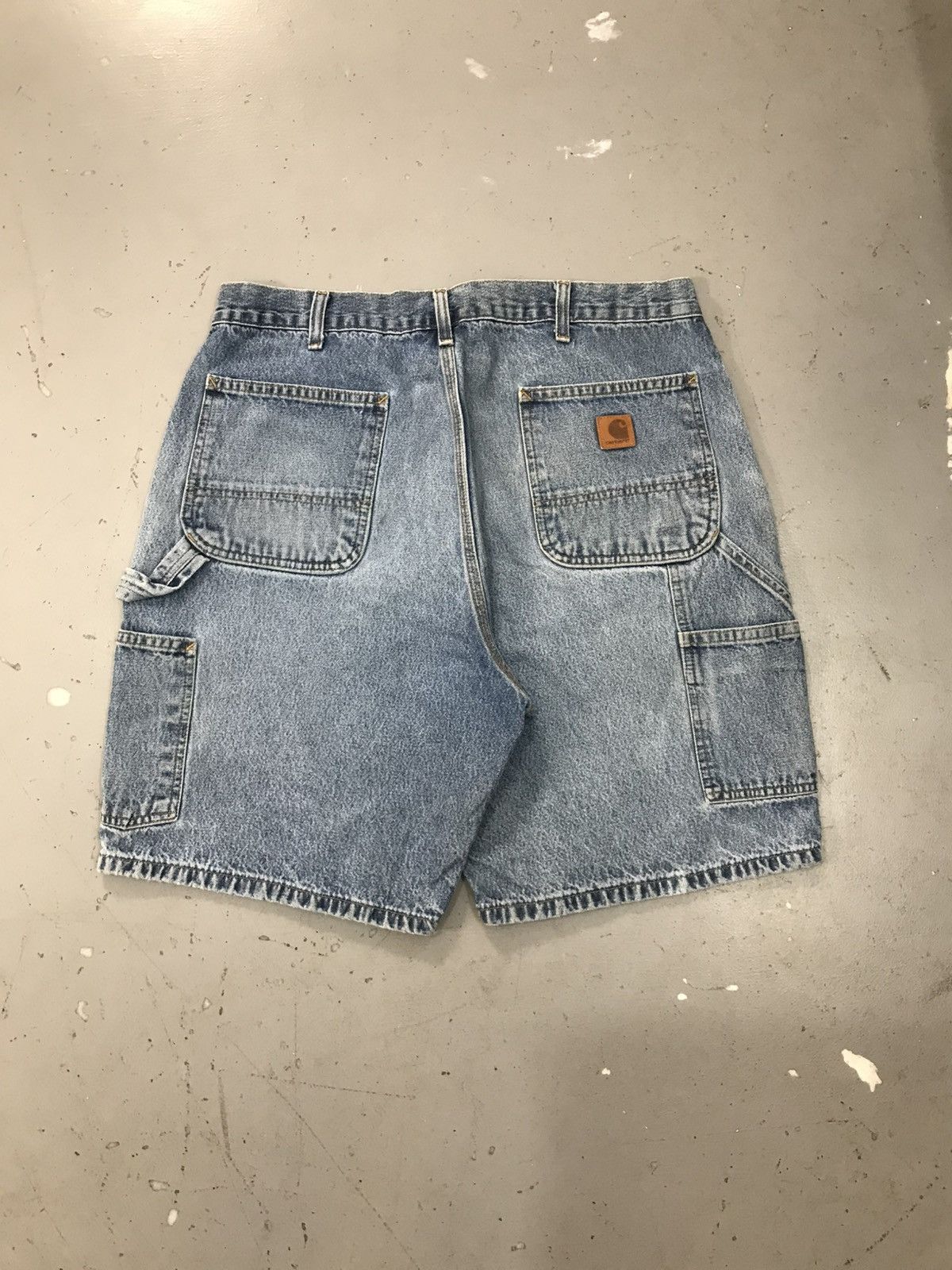 Carhartt × Vintage Vintage Carhartt b28 dps carpenter denim short - 36 Size US 36 / EU 52 - 5 Thumbnail