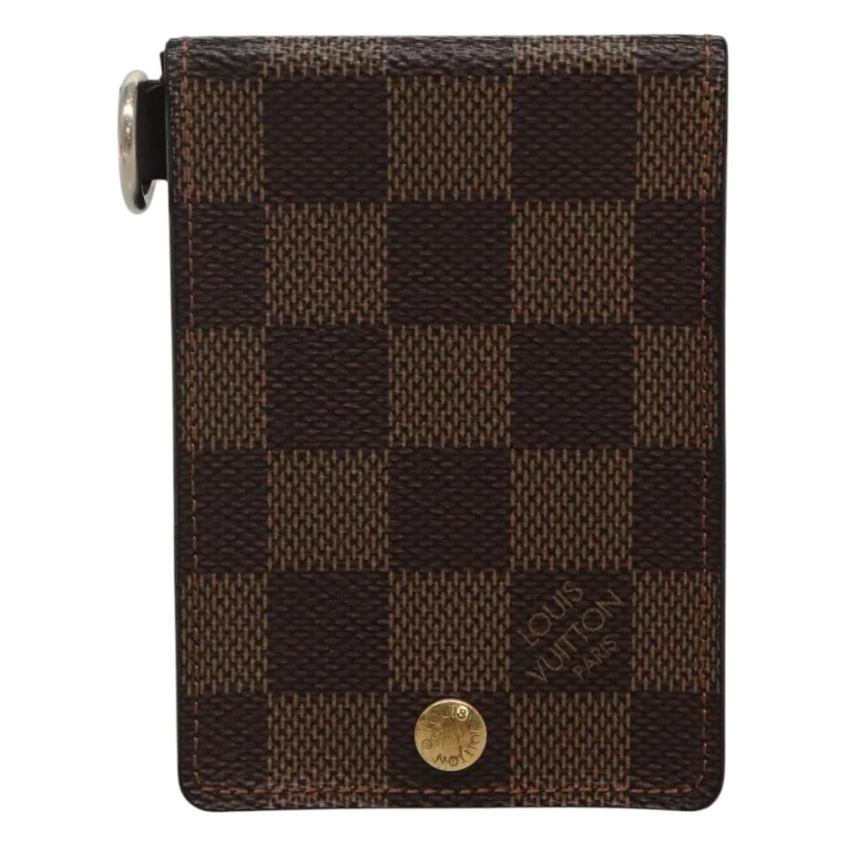 Louis Vuitton Card Case Brown Canvas Wallet (Pre-Owned) Size ONE SIZE - 1 Thumbnail