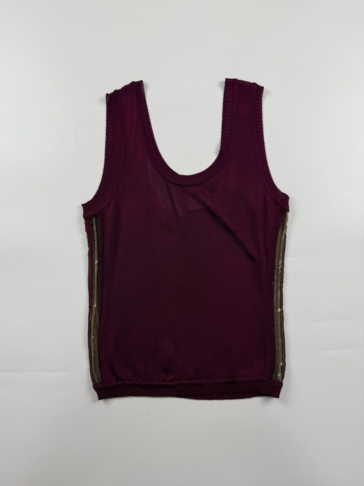 Christian Dior Monsieur Christian Dior x John Galliano Tank Top Size S / US 4 / IT 40 - 2 Thumbnail