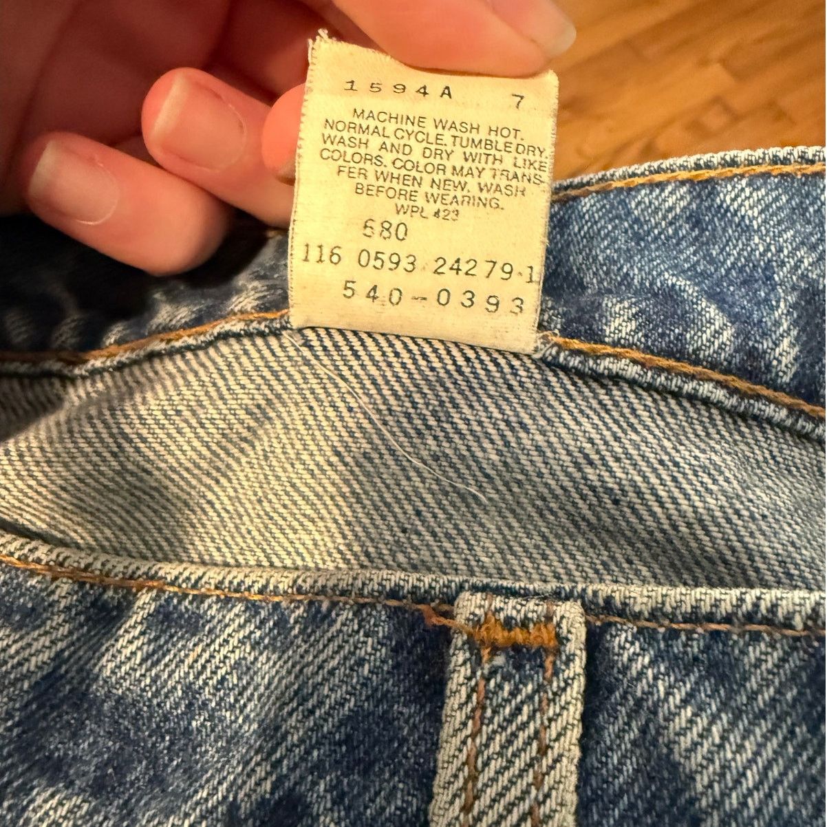 Levi's Vintage 90s Levi's 505 Orange Tab Relaxed Fit Jeans Size US 38 / EU 54 - 8 Thumbnail