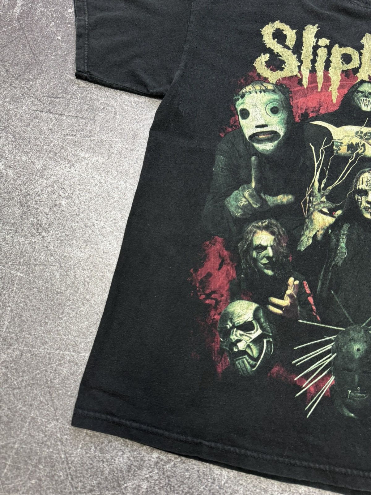 Band Tees Vintage y2k Slipknot 2010 T-Shirt rock band tee siz L y2k Size US L / EU 52-54 / 3 - 6 Thumbnail