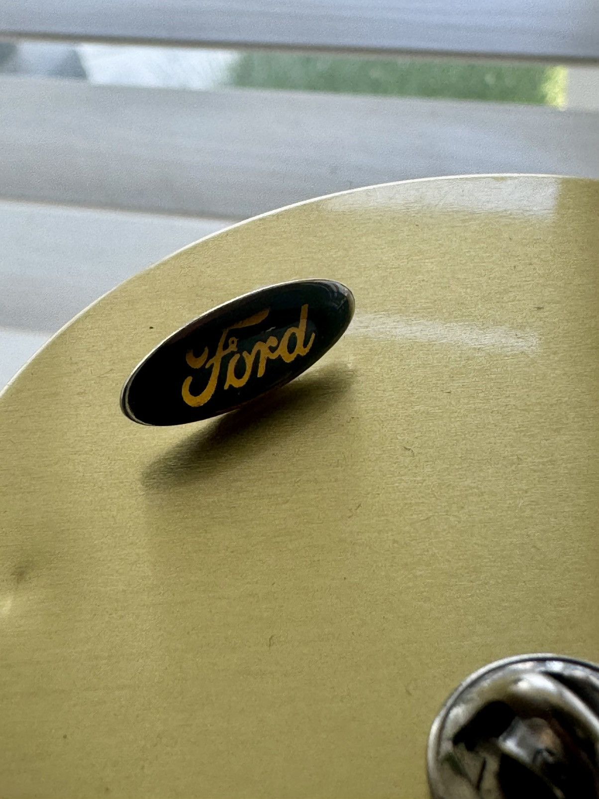 Ford Vintage FORD Logo Push Pin - Dark Green / Gold Size ONE SIZE - 3 Thumbnail