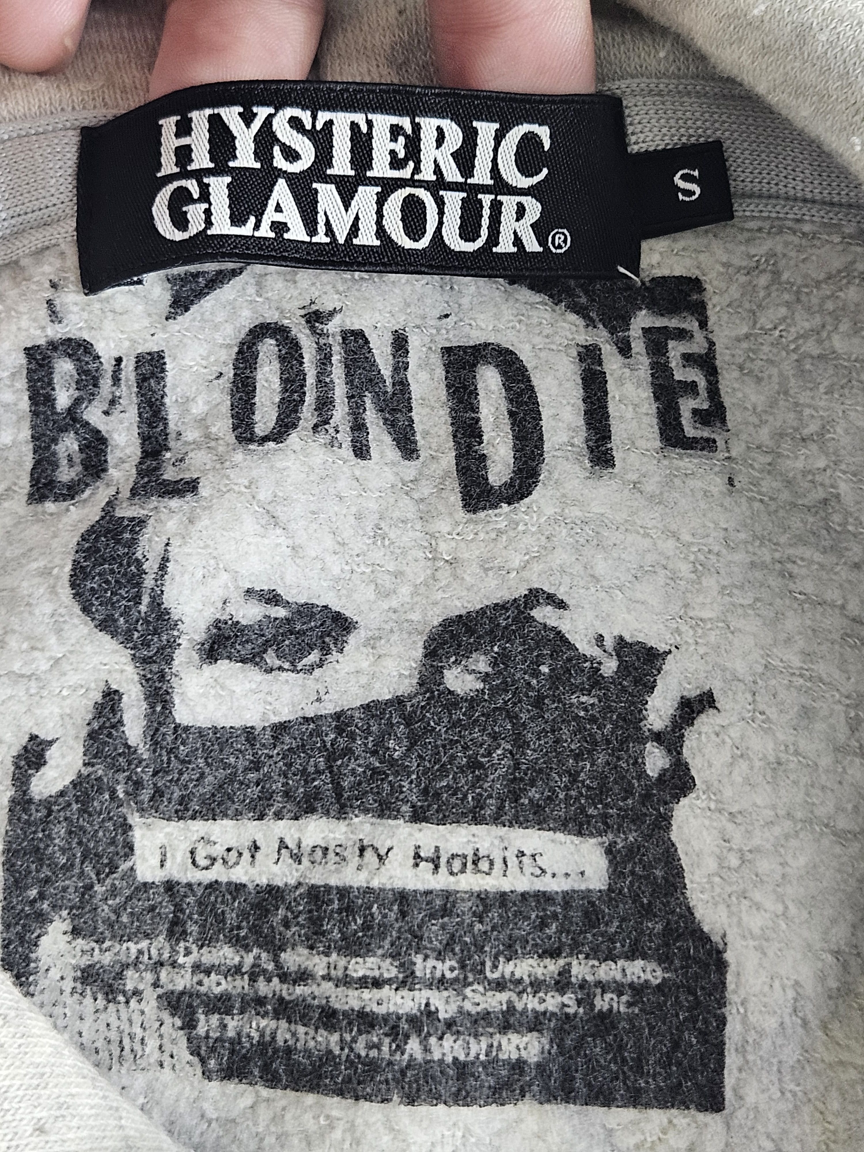 Hysteric Glamour Hysteric Glamour Blondie Call Me Hoodie Sweater Size US S / EU 44-46 / 1 - 4 Thumbnail