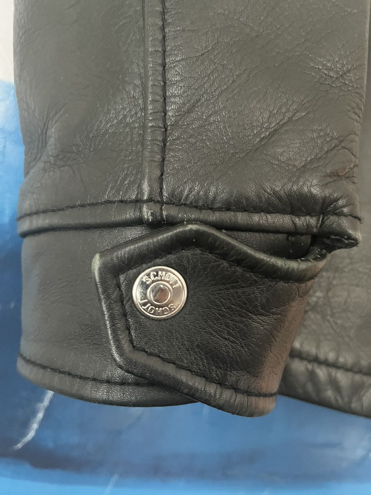Stussy Stussy x Schott Leather Jacket Size US L / EU 52-54 / 3 - 5 Thumbnail
