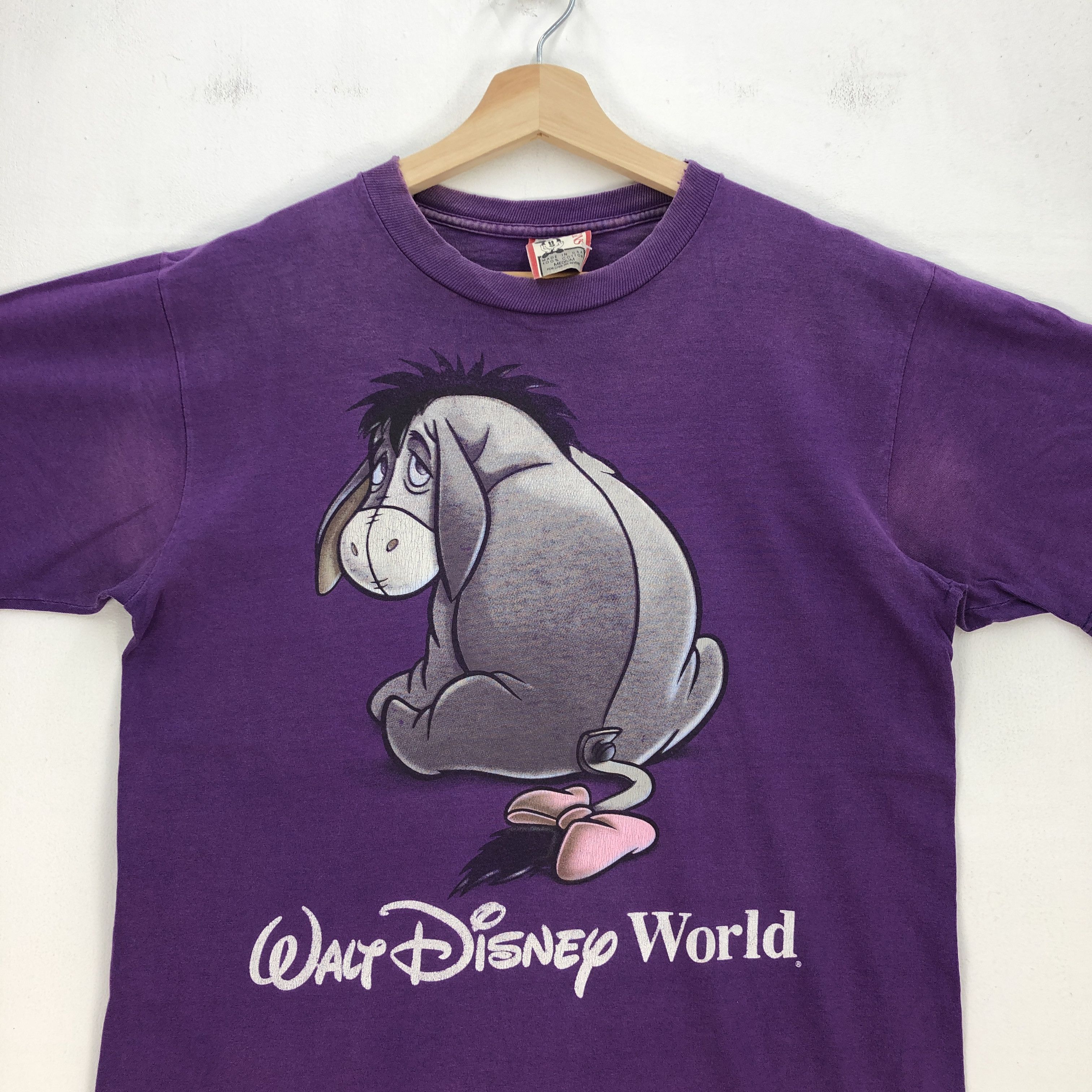 Disney Vintage 90s Eeyore T Shirt Disney Pooh Movie 56789 Size US M / EU 48-50 / 2 - 2 Thumbnail