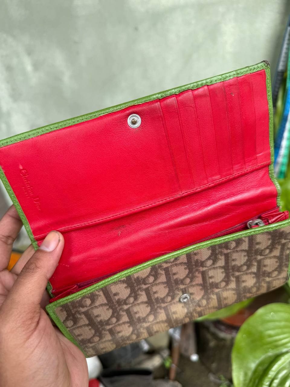 Christian Dior Monsieur × Vintage Authentic Christian Dior Wallet Size ONE SIZE - 6 Thumbnail