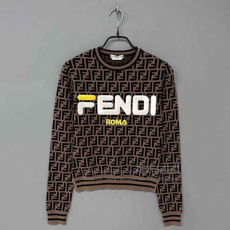 Fendi Fendi Embroidered floral logo sweatshirt Size XS / US 0-2 / IT 36-38 - 3 Thumbnail