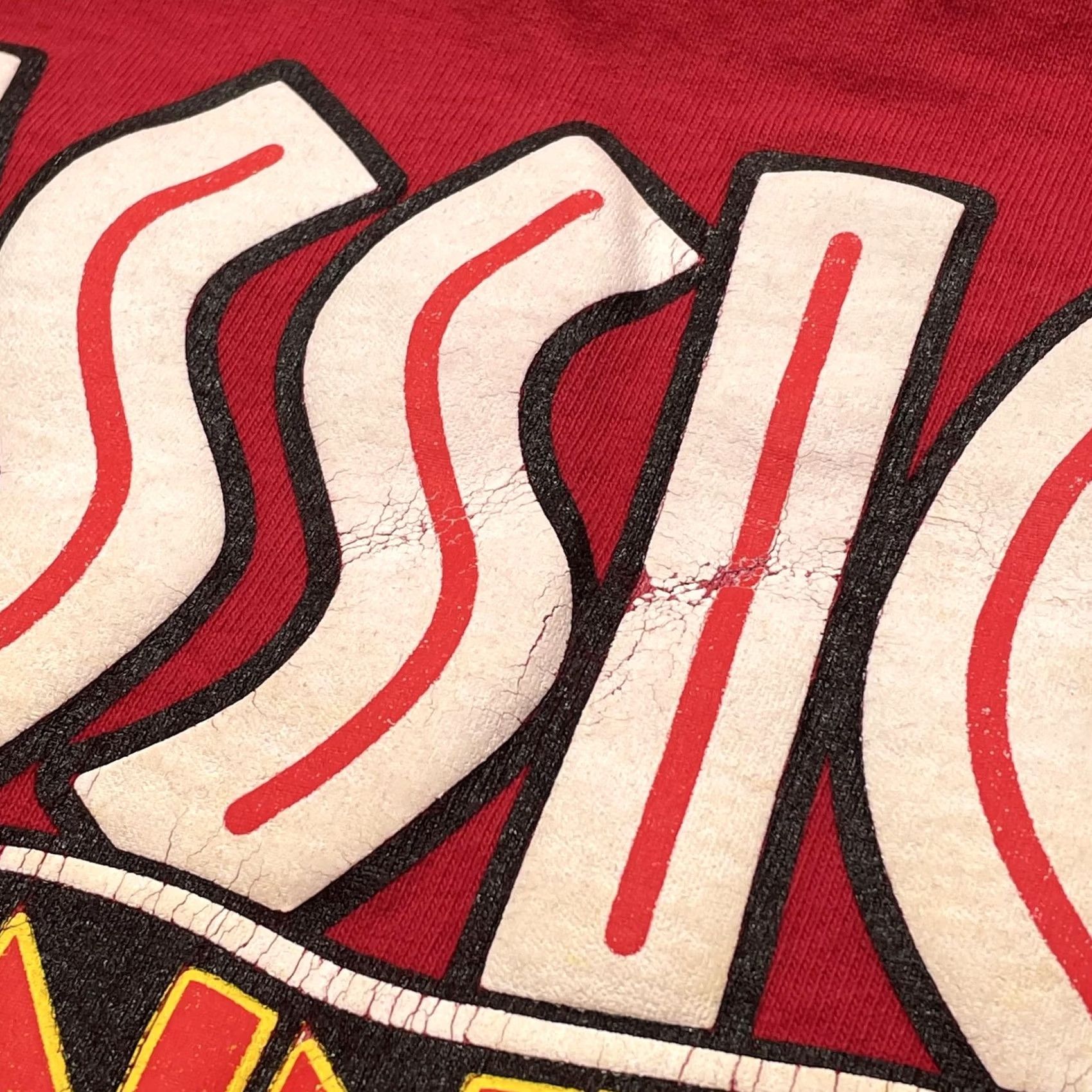 Vintage Jurassic Park Spirit Jersey Shirt Mens XL Red 30th Anniversary T Rex Graphic Tee Size US XL / EU 56 / 4 - 2 Thumbnail