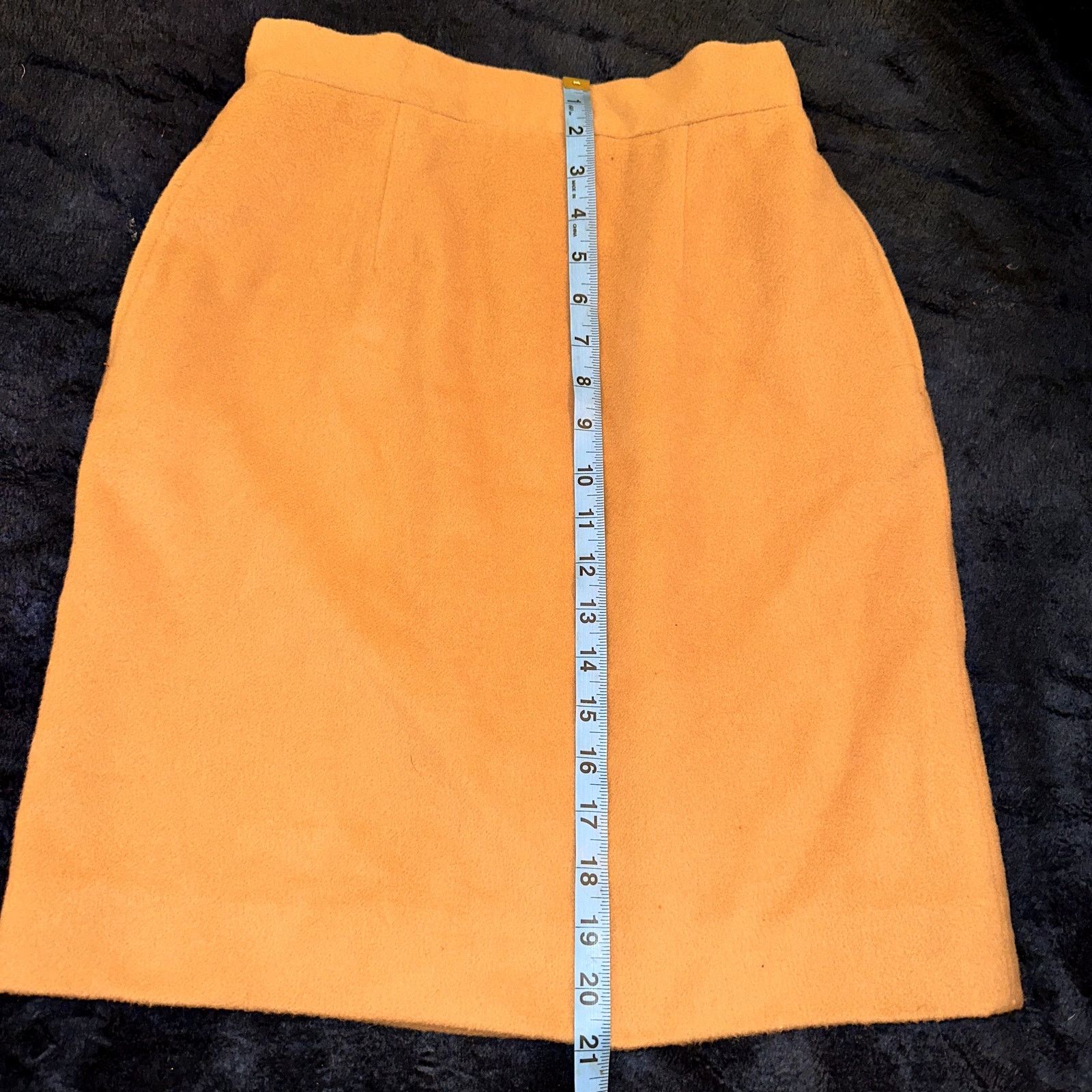 Ralph Lauren \ 80'S RALPH LAUREN CAMEL 100% CASHMERE SKIRT & JACKET SUIT Size 27" / US 4 / IT 40 - 10 Thumbnail