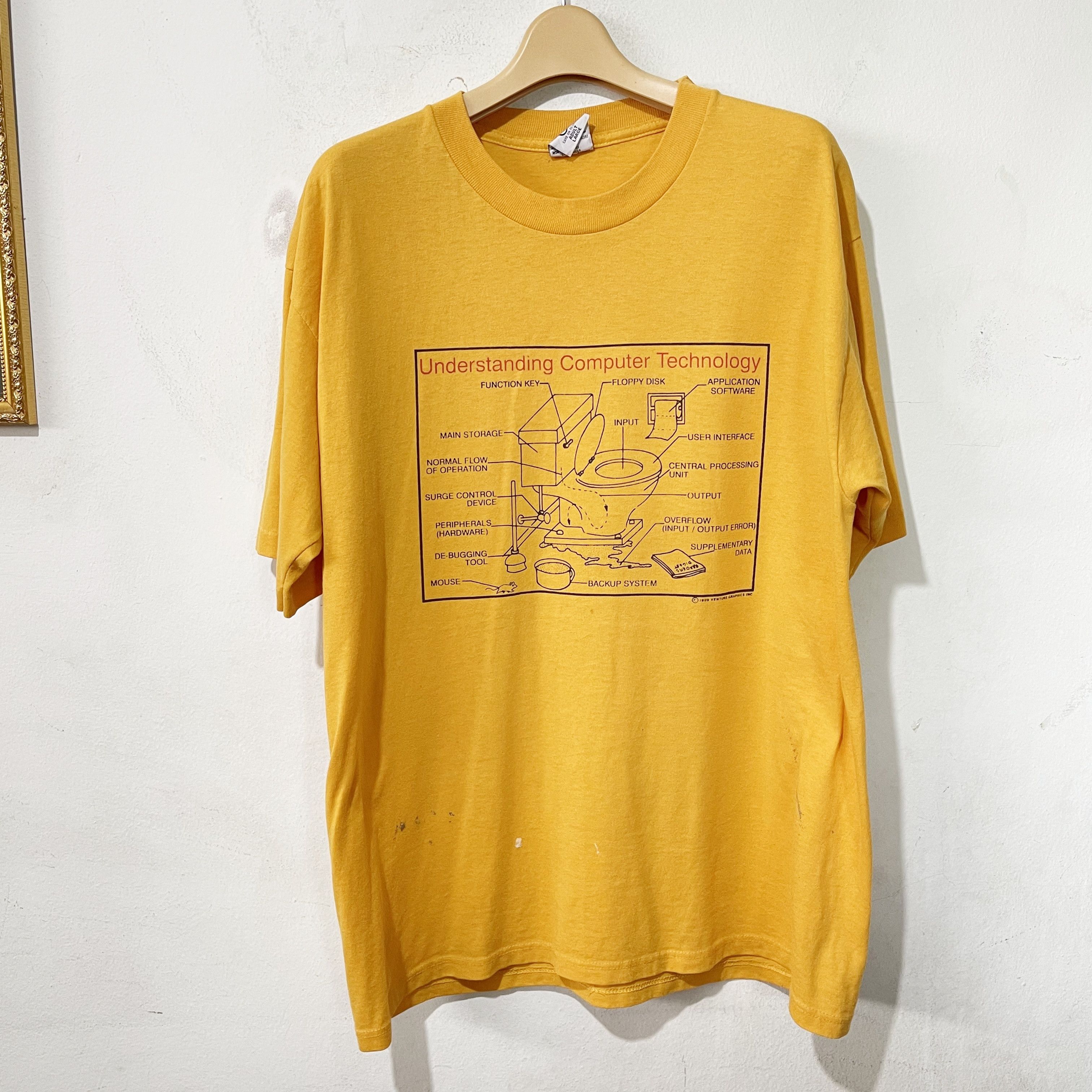 Vintage Vintage 1989 Understanding Computer Technology T-Shirt Size US L / EU 52-54 / 3 - 1 Thumbnail