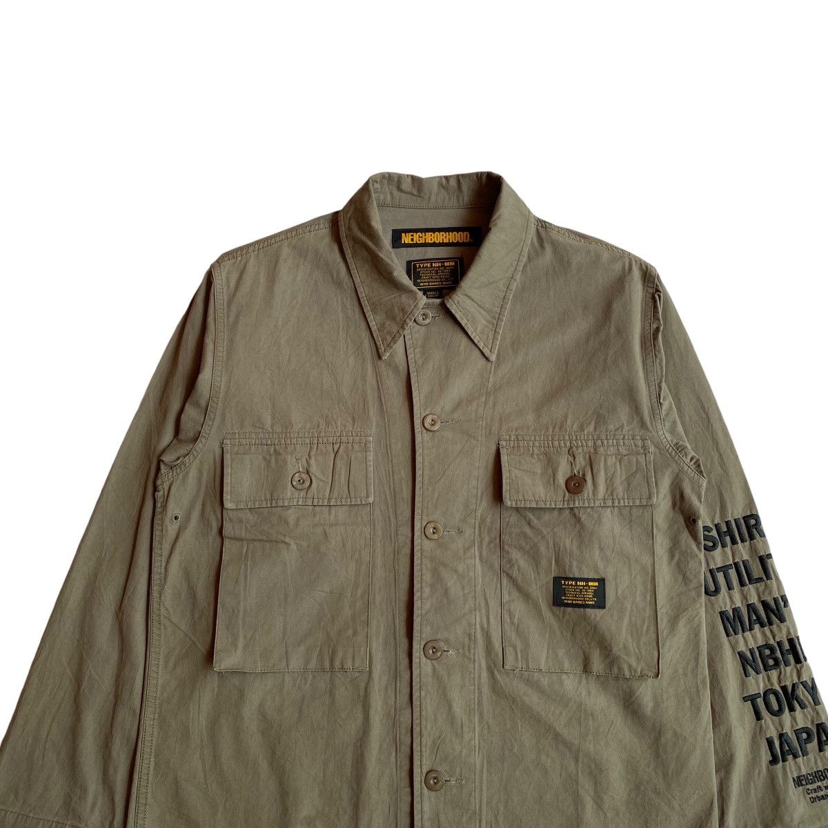 Japanese Brand × Neighborhood Neighborhood P44 Utility Shirt Jacket Size US S / EU 44-46 / 1 - 5 Thumbnail