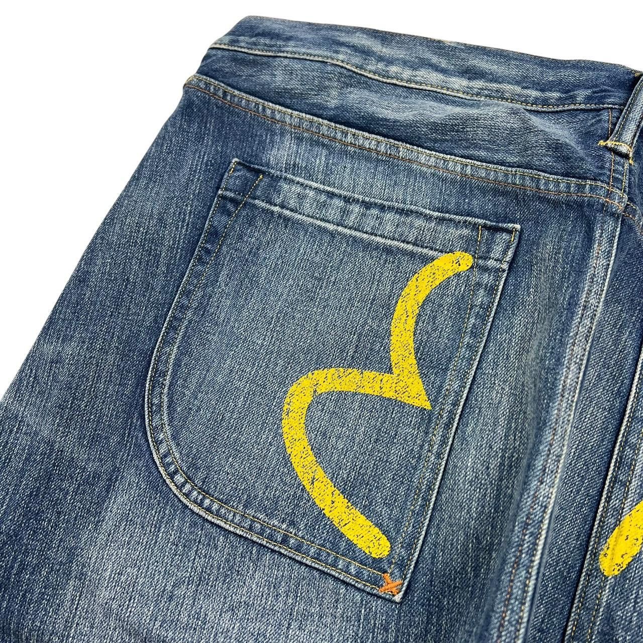 Evisu Vintage Evisu Gull Denim Shorts / Jorts - Waist: 40” Size US 40 / EU 56 - 4 Thumbnail
