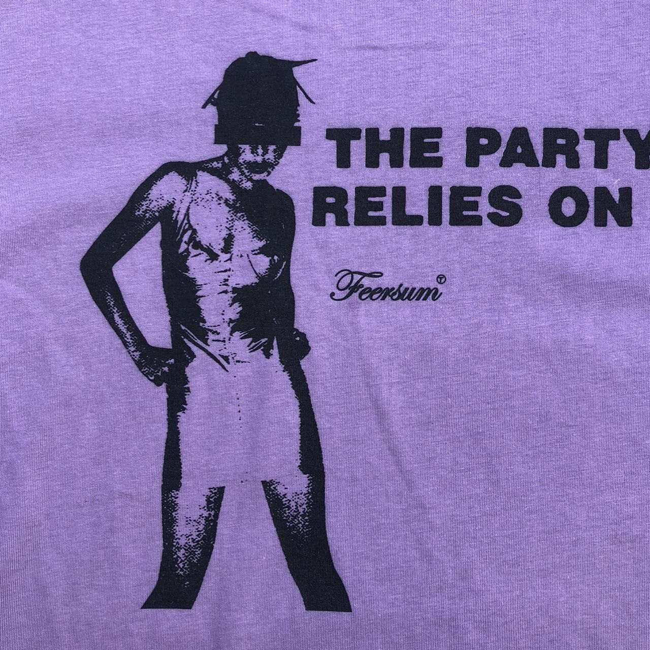 Other Purple Rave Graphic T Shirt Size US L / EU 52-54 / 3 - 4 Thumbnail