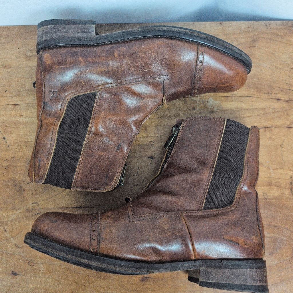 Vintage Landi Italian Made Paddock Style Leather Boots Eu 41 Size US 10 / IT 40 - 6 Thumbnail