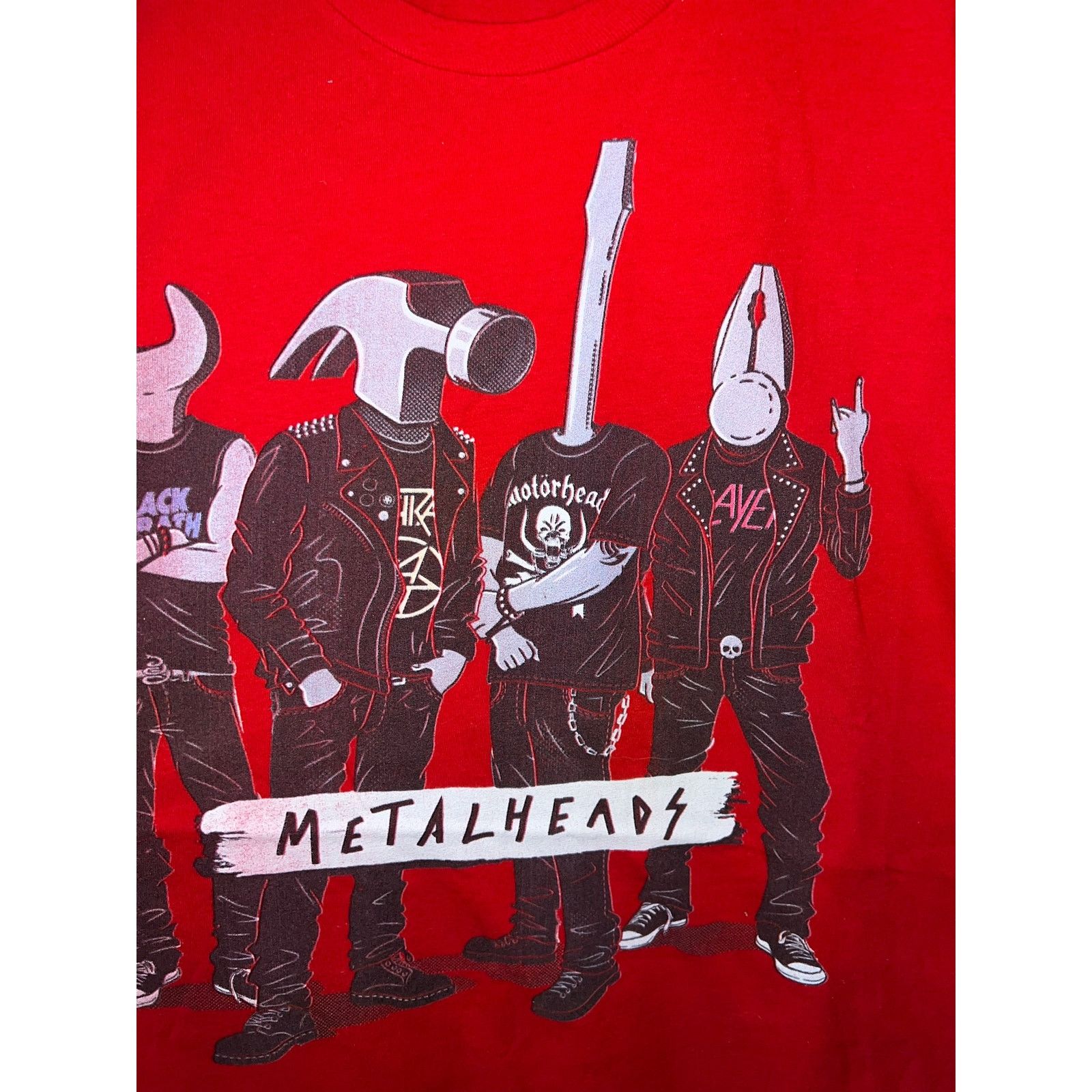 Tultex Y2K Metal Metalheads Music Album Graphic Red Shirt 2000s L Size US L / EU 52-54 / 3 - 5 Thumbnail
