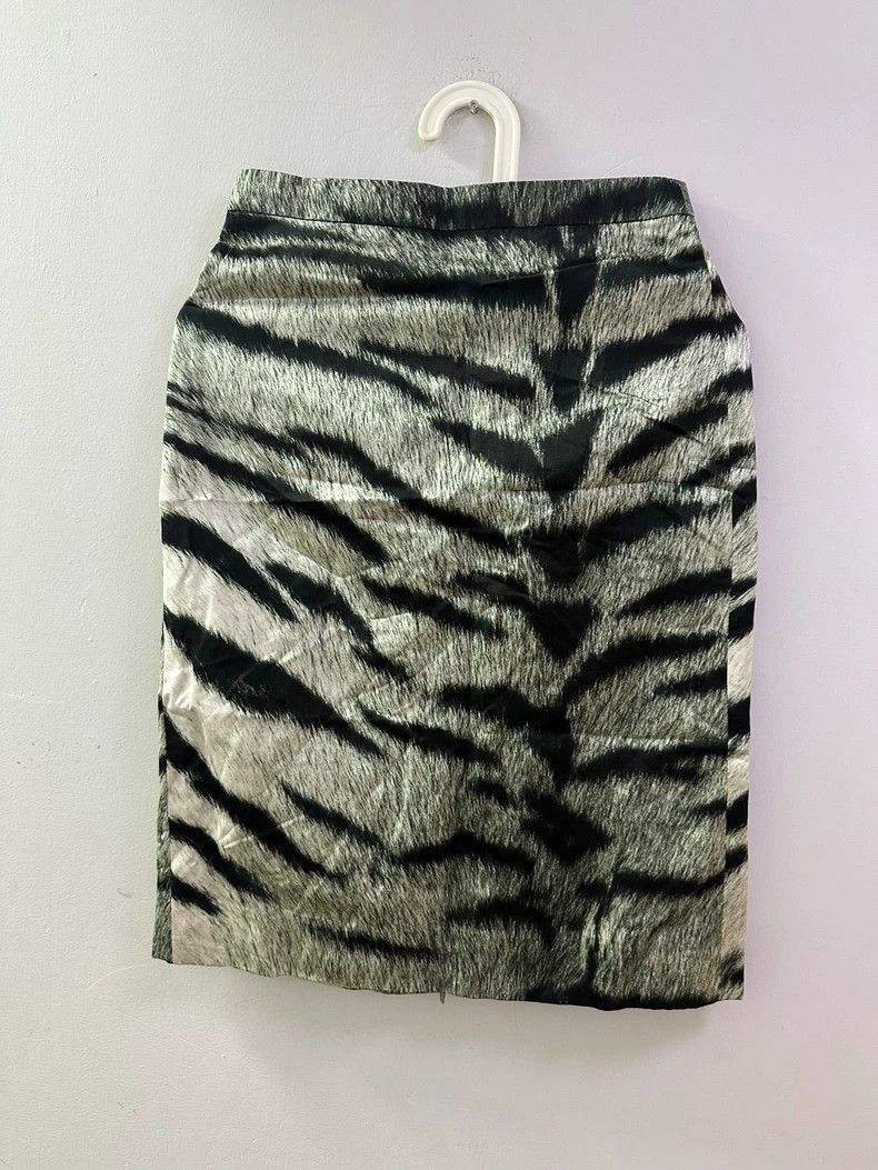 Dries Van Noten Dries Van Noten size:38 Grey tiger-striped skirt Size 37" - 1 Thumbnail