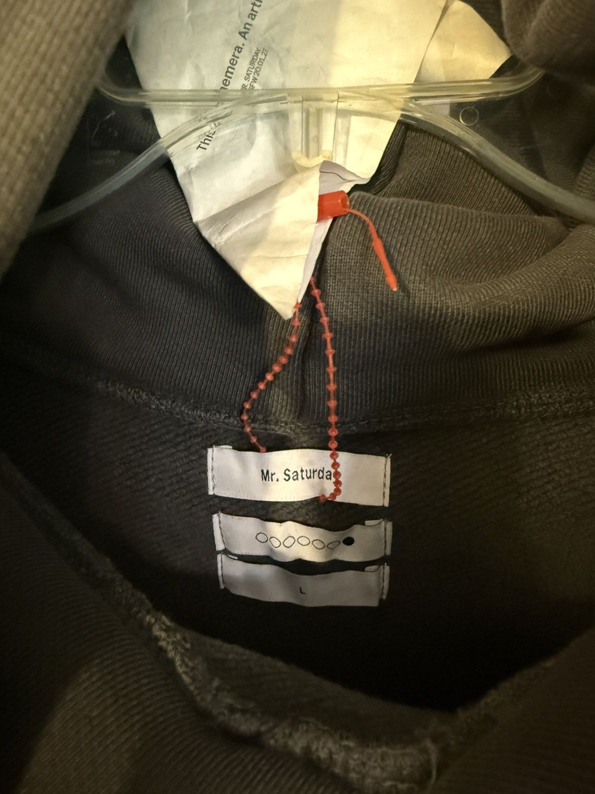 Mr. Saturday New Mr. Saturday FW20 Men's No Future Hoodie / Vintage Black Size US L / EU 52-54 / 3 - 4 Thumbnail