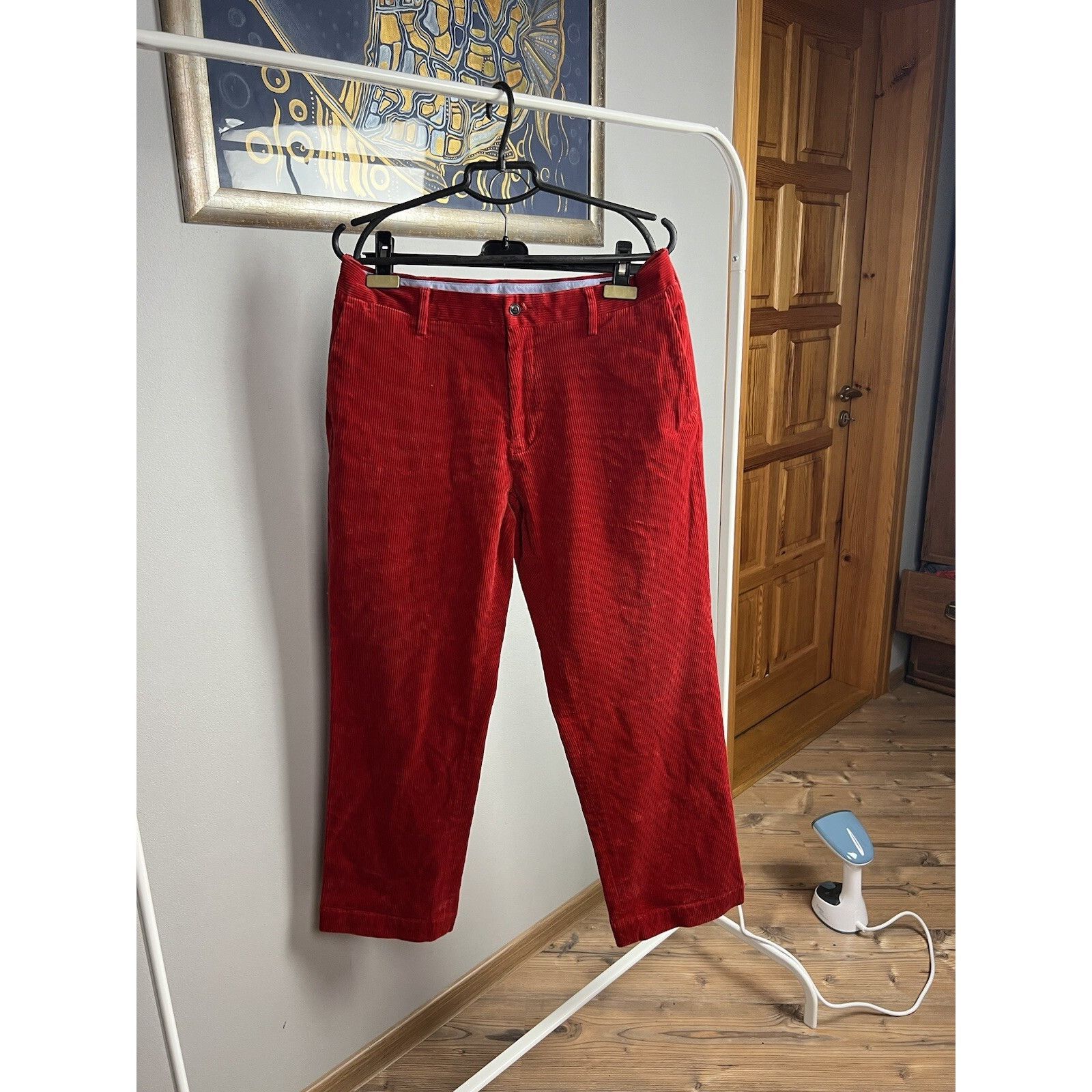 Polo Ralph Lauren MINT! Polo Ralph Lauren Red Corduroy Classic Fit Chino Pants Size US 33 - 8 Thumbnail