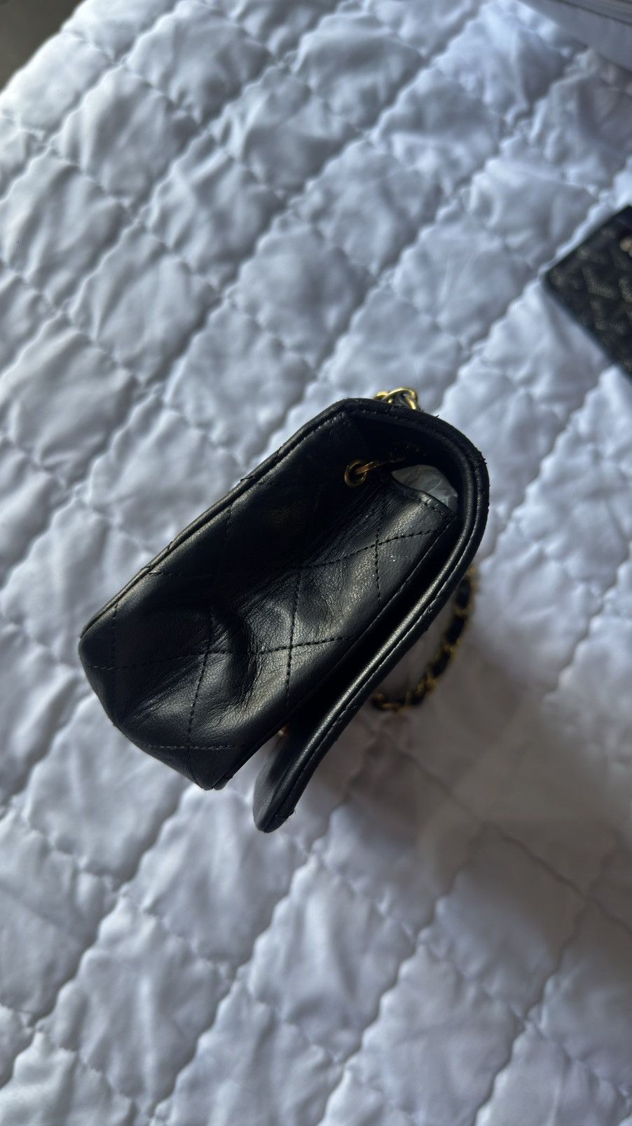 Chanel Chanel Matelasse Shoulder Bag Black Leather Size ONE SIZE - 4 Thumbnail