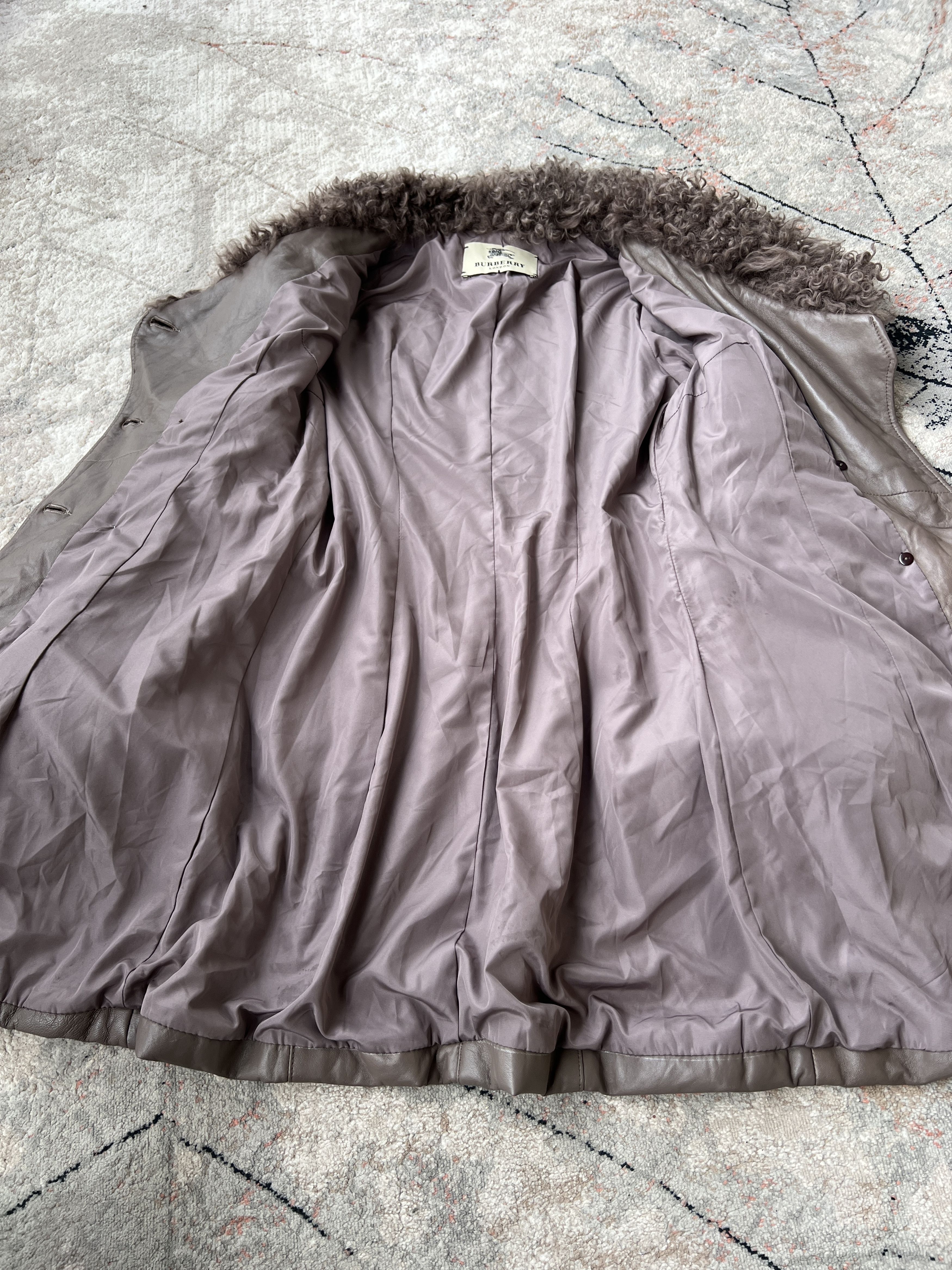 Burberry Burberry Leather Coat Size S / US 4 / IT 40 - 7 Thumbnail