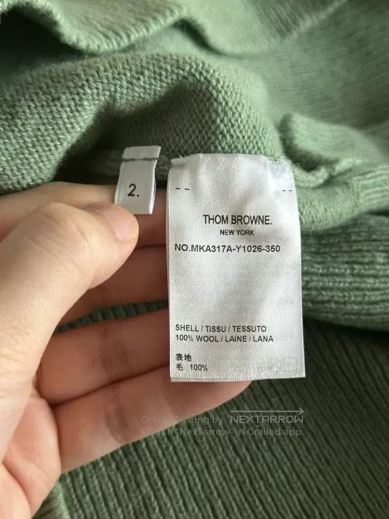 Thom Browne Thom Browne Green Sweater Size US M / EU 48-50 / 2 - 4 Thumbnail