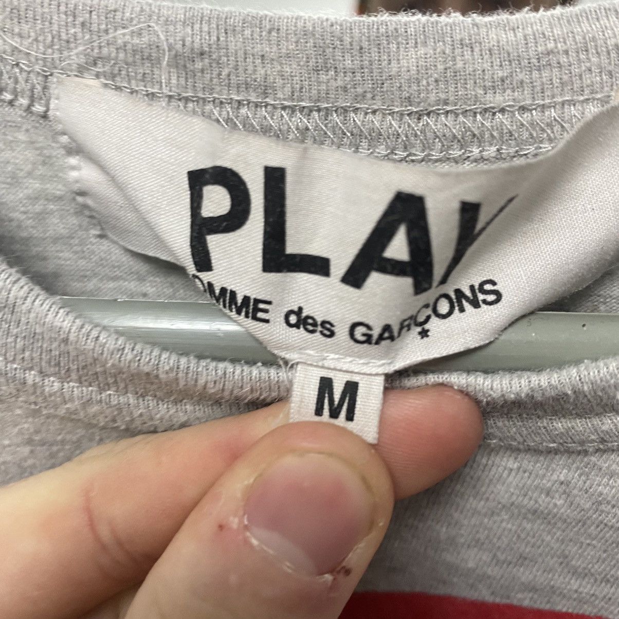 Comme des Garcons Comme Des Garsons T-shirt Big Logo Play Big Heart Size US M / EU 48-50 / 2 - 7 Thumbnail