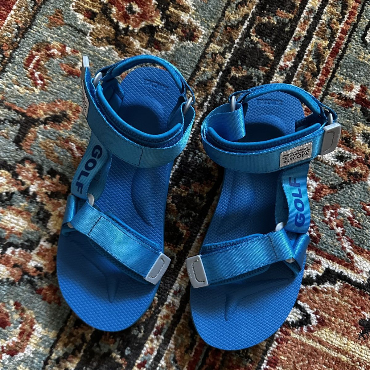 Golf Wang GOLF WANG AND SUICOKE blue sandal Size US 6 / EU 39 - 6 Thumbnail